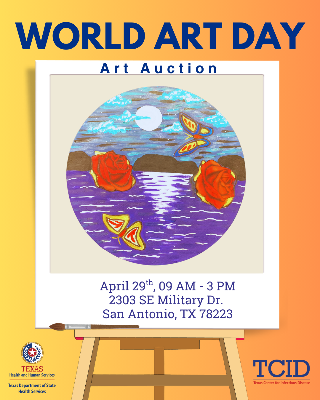 Campaign cover image for World Art Day Celebration & Auction