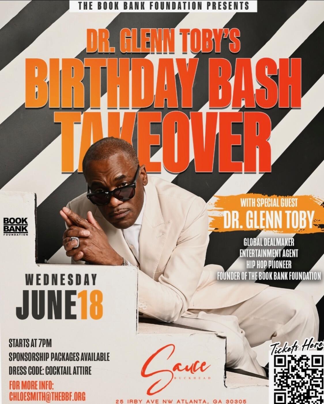 Campaign cover image for Dr Glenn Toby Birthday Bash