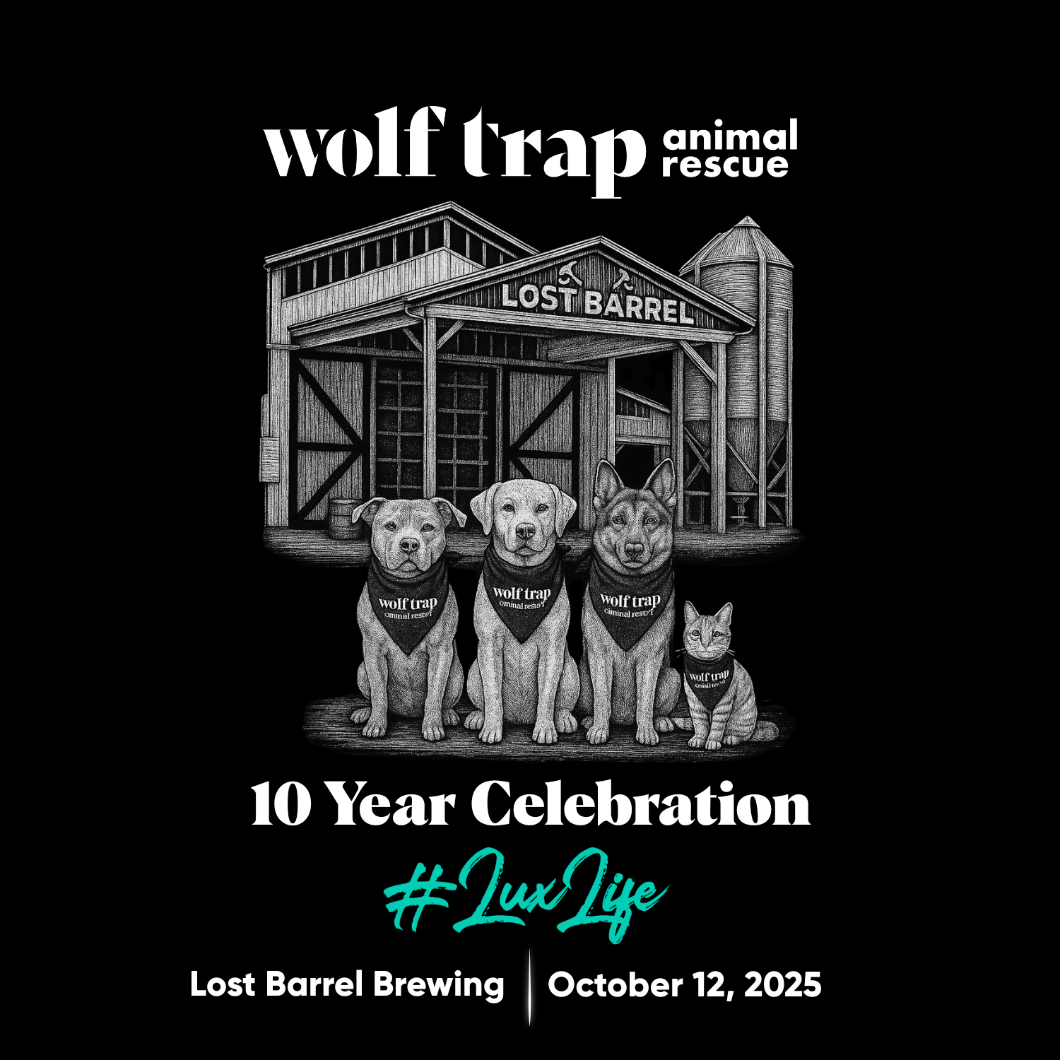 Campaign cover image for Raise a Glass for Rescue & Reunion — WTAR’s 10-Year Celebration