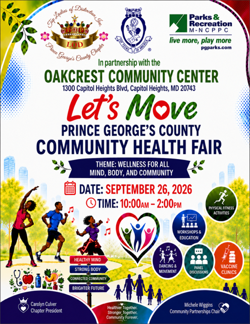 Campaign cover image for Let's Move Prince George's County Community Health Fair
