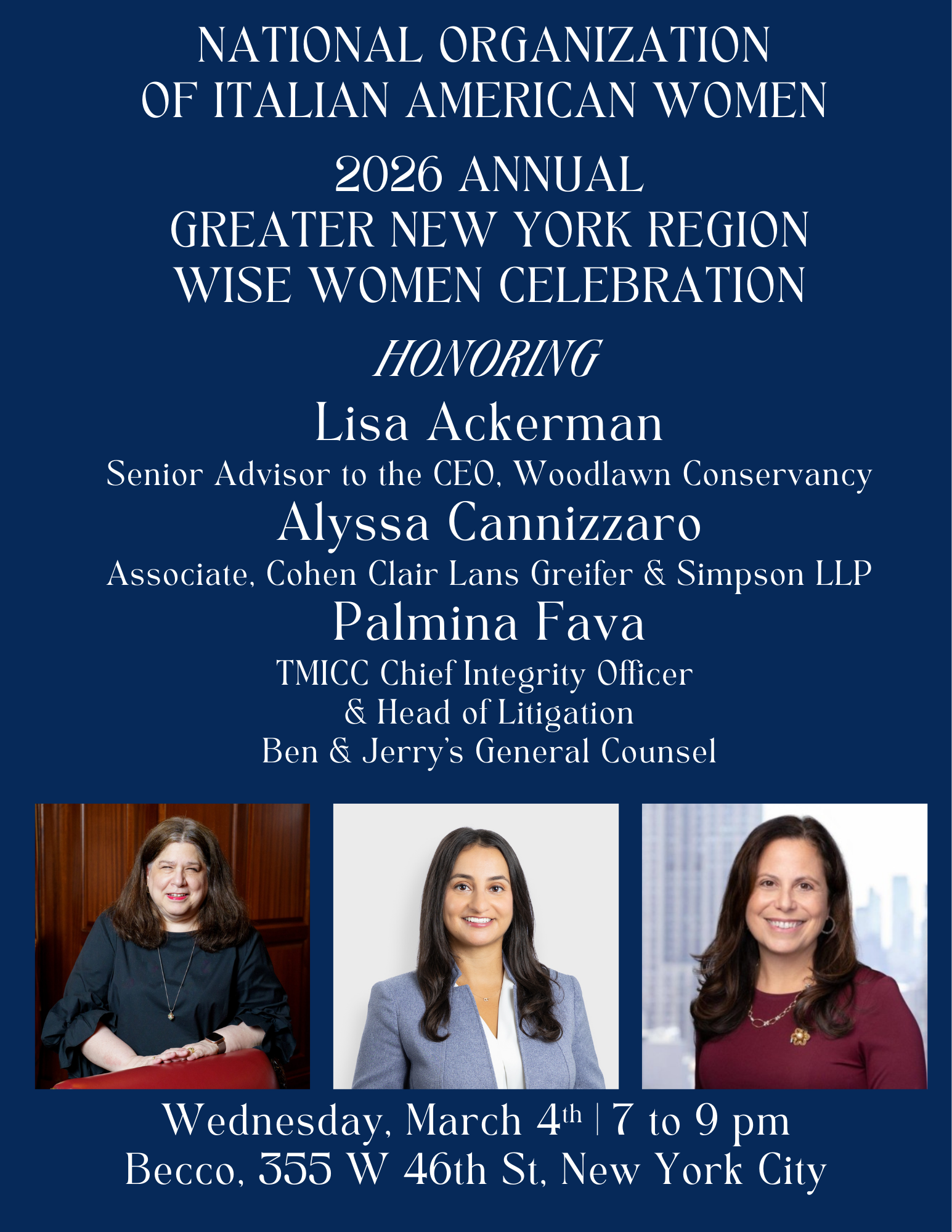 Campaign cover image for 2026 New York Wise Women Celebration