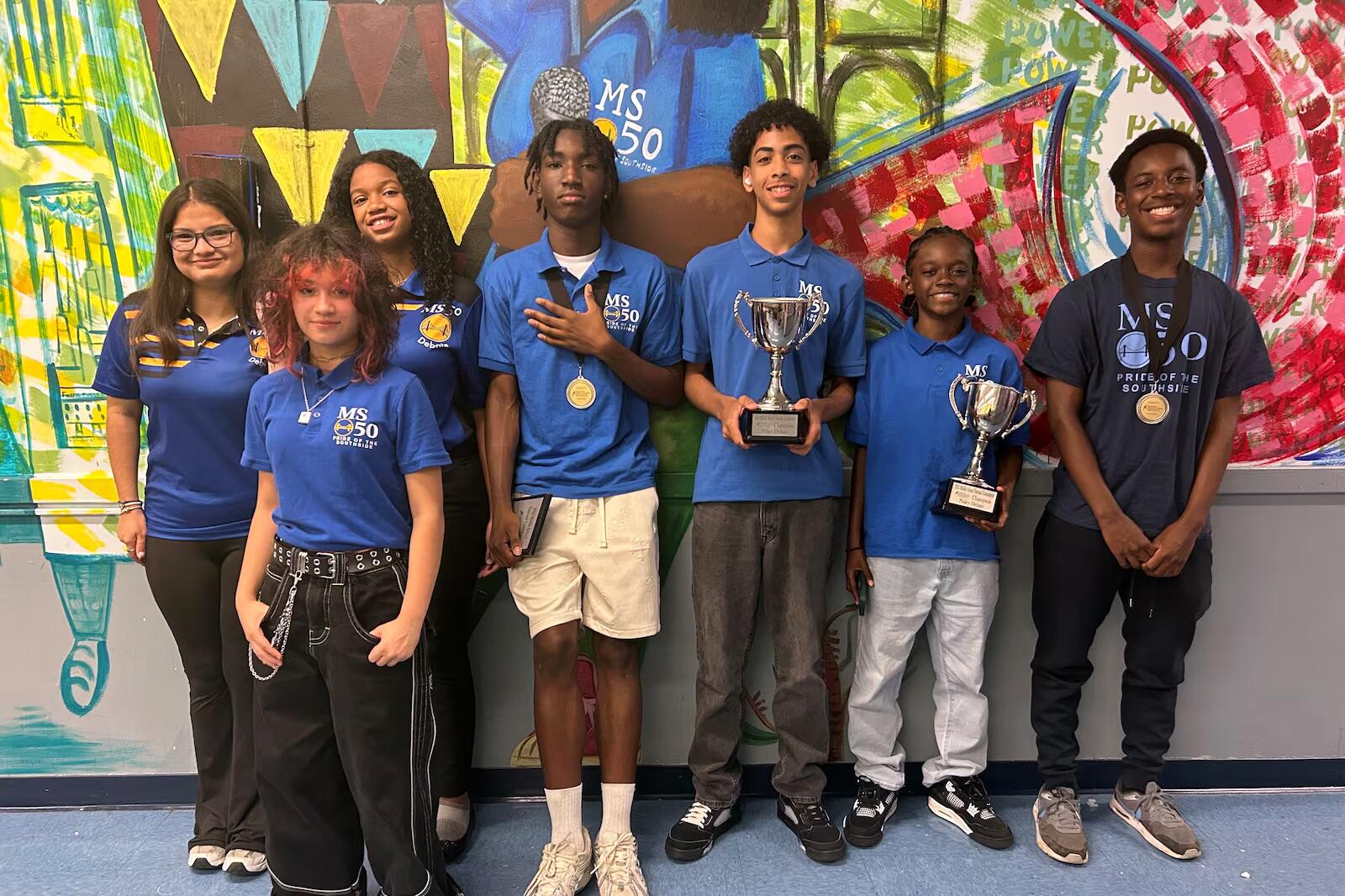 Campaign cover image for Fund the MS 50 Travel Debate Team!