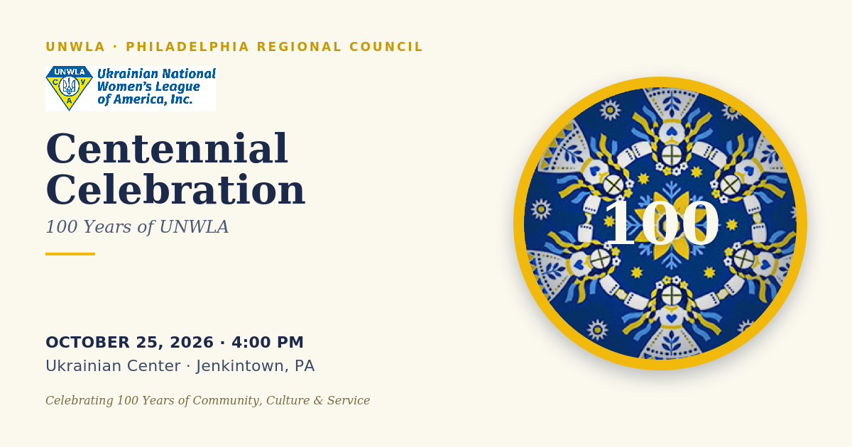 Campaign cover image for Celebrating 100 Years of UNWLA