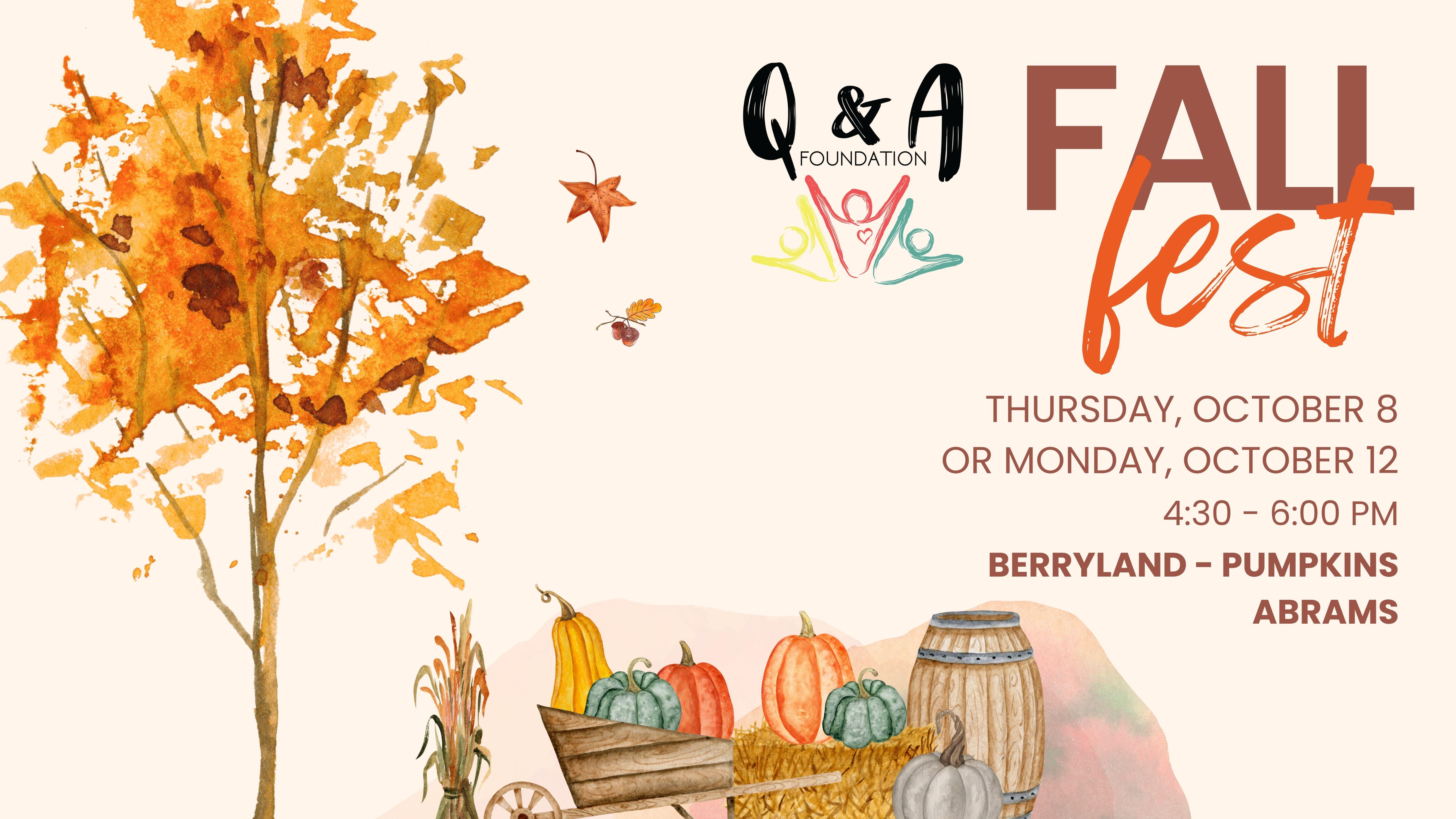 Campaign cover image for Q&A Foundation Fall Fest 2026