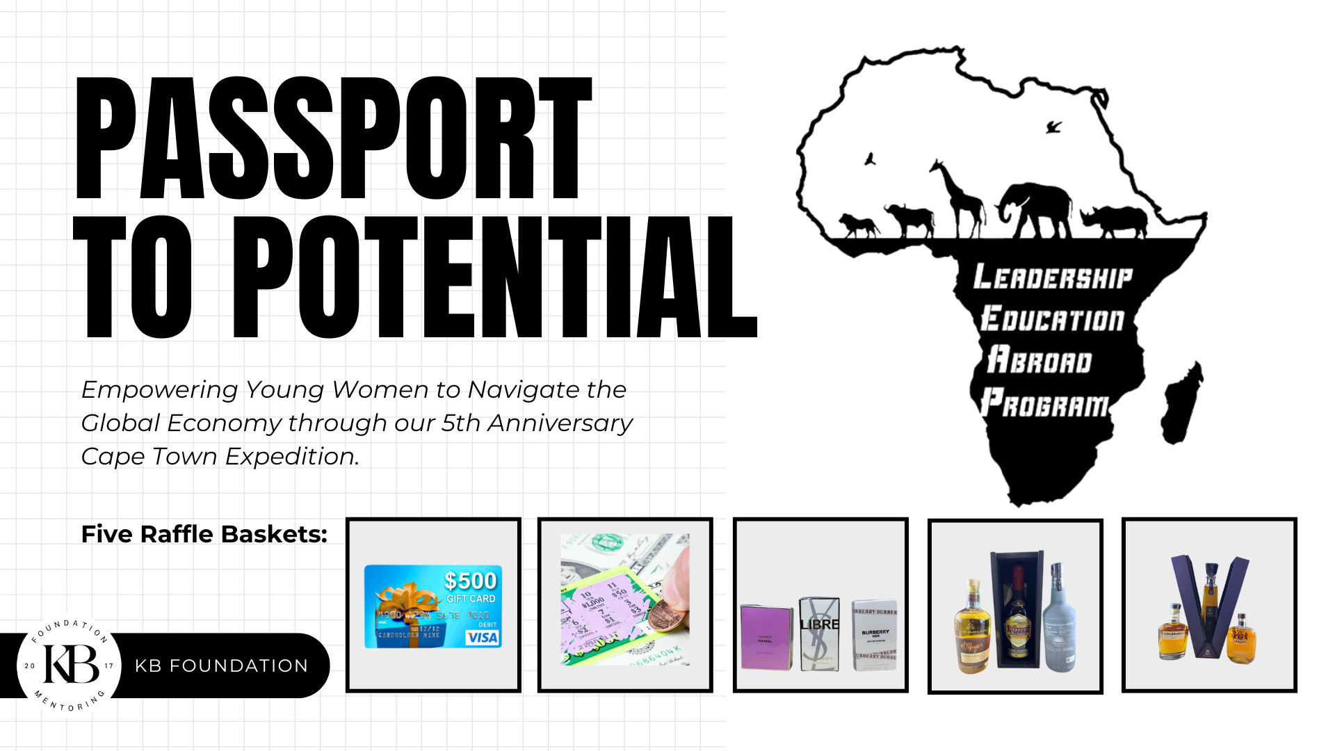 Campaign cover image for Passport to Potential: 5th Annual L.E.A.P. Experience & Our First Girls Travel Group to Cape Town, South Africa