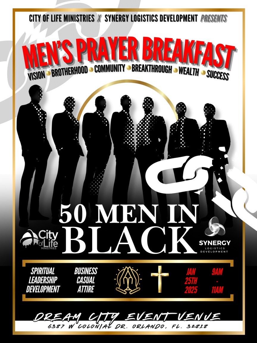 Campaign cover image for 50 Men In Black - Prayer Breakfast