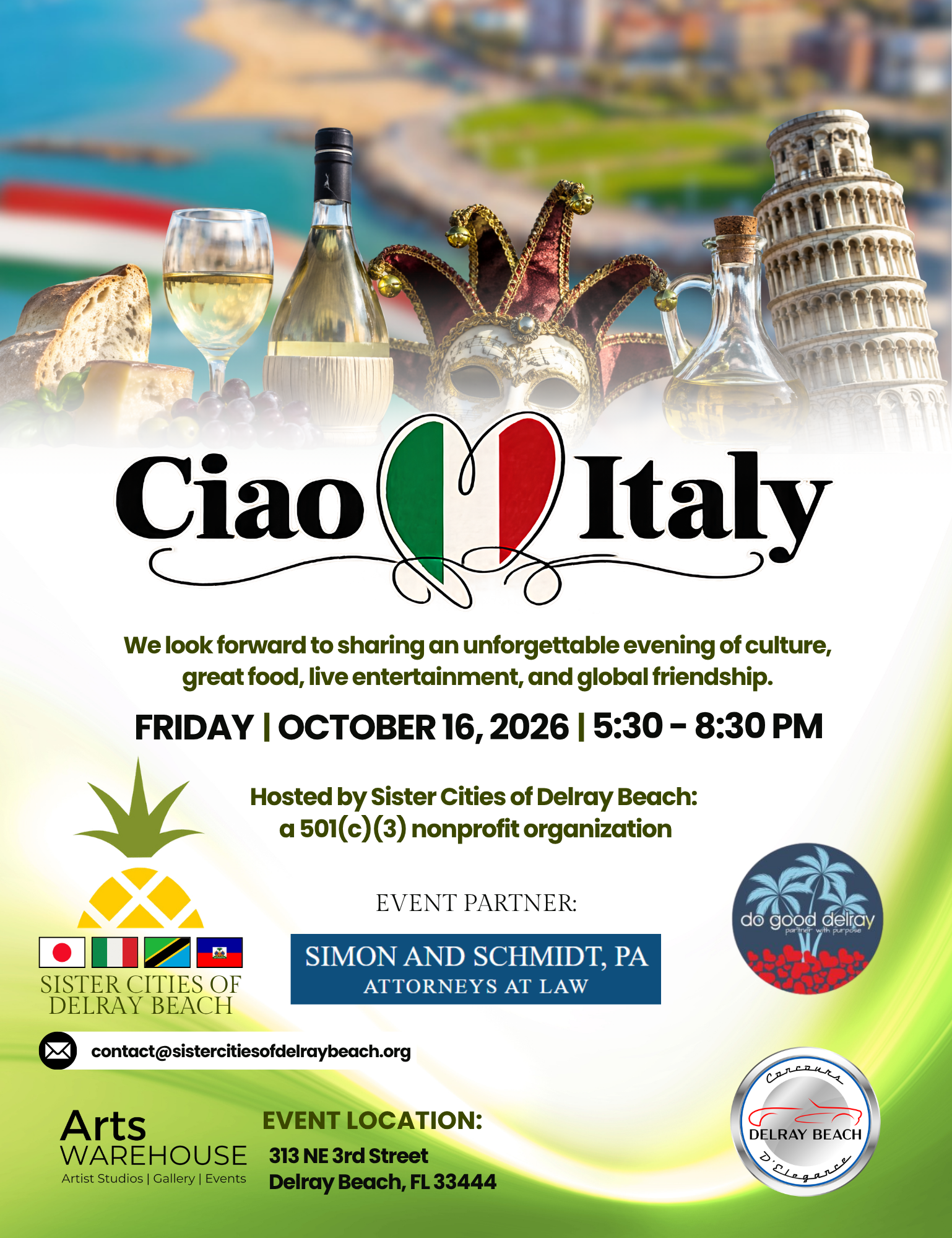 Campaign cover image for Ciao Italy Dinner