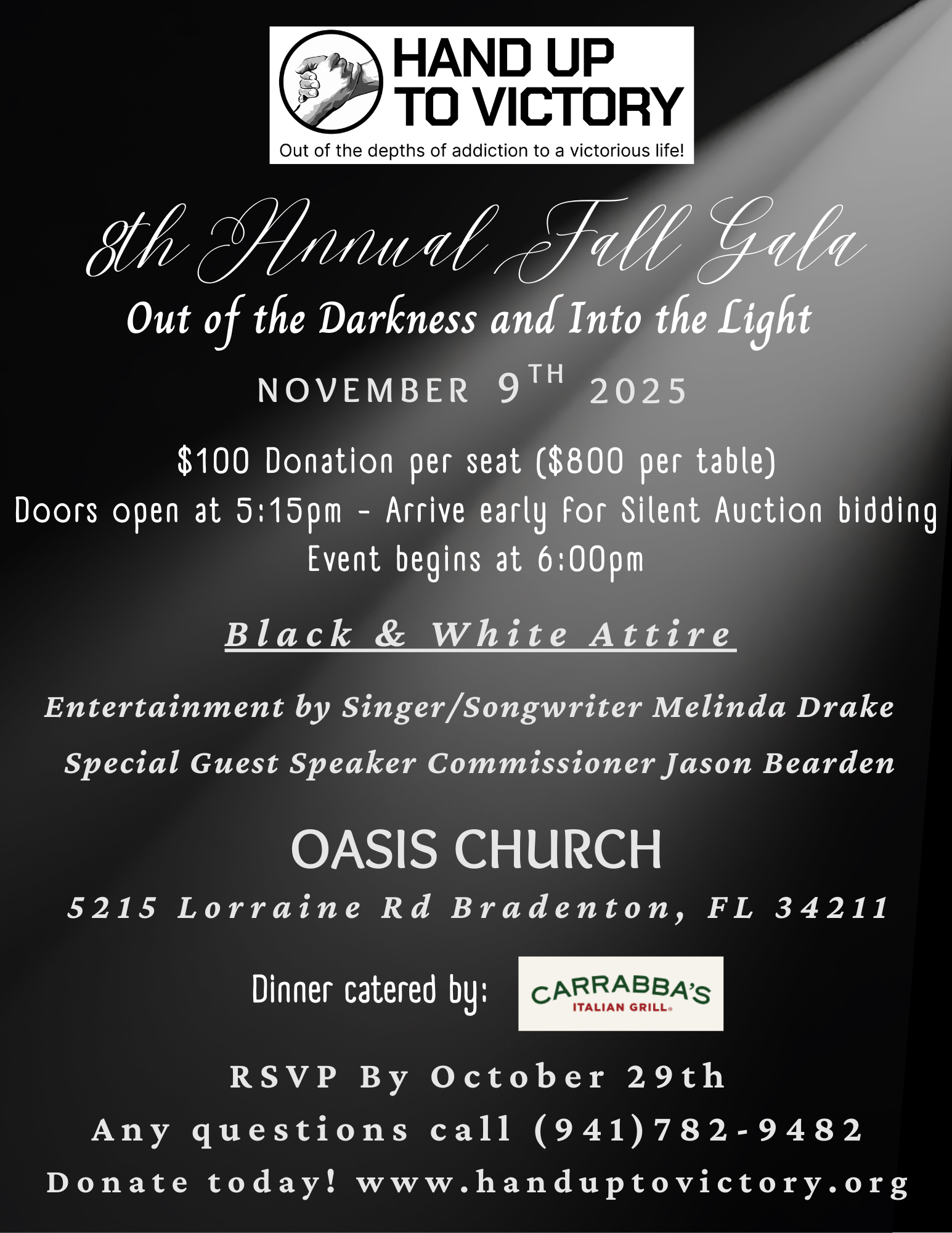 Campaign cover image for Hand Up To Victory 8th Annual Fall Gala