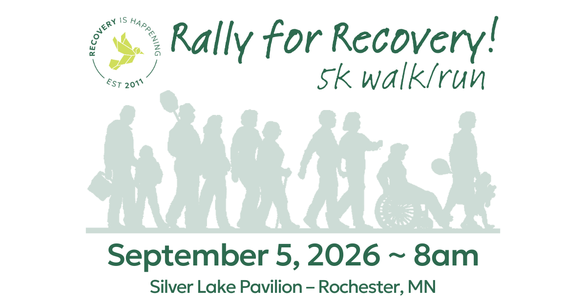 Campaign cover image for Recovery Is Happening's Rally for Recovery 5k Walk/Run 2026