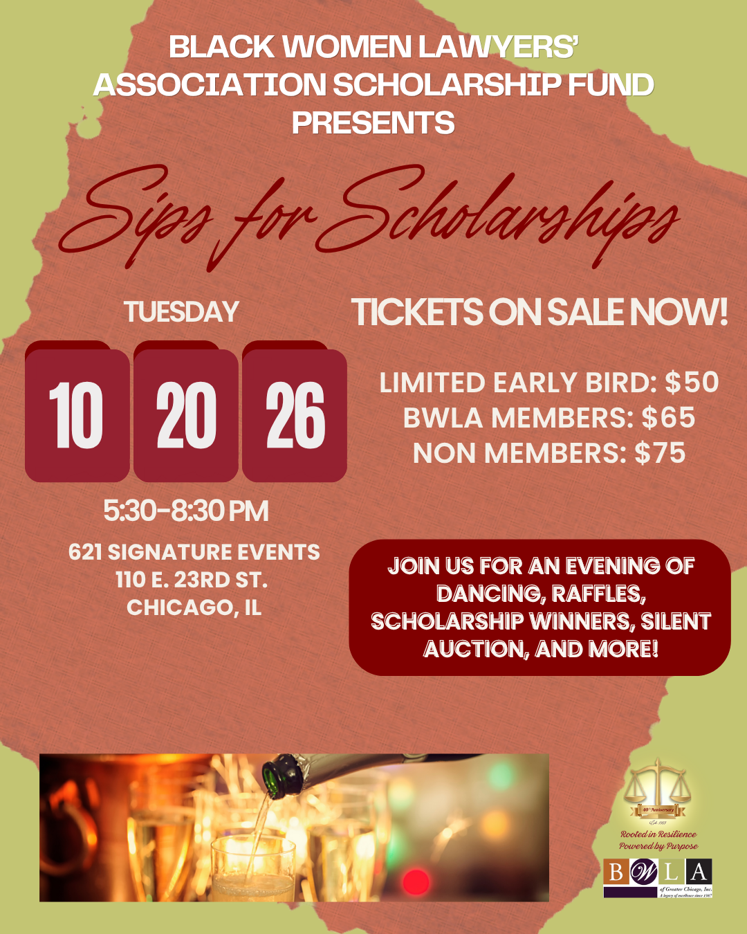 Campaign cover image for Sips for Scholarships 2026