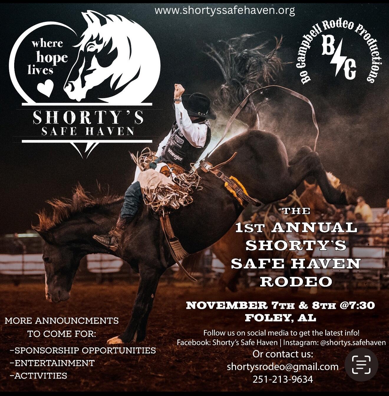 Campaign cover image for Shorty's Safe Haven Rodeo 2025