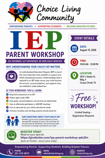 Campaign cover image for IEP Parent Workshop