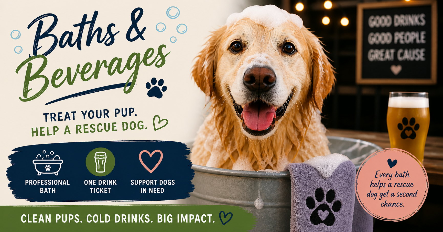 Campaign cover image for Baths & Beverages