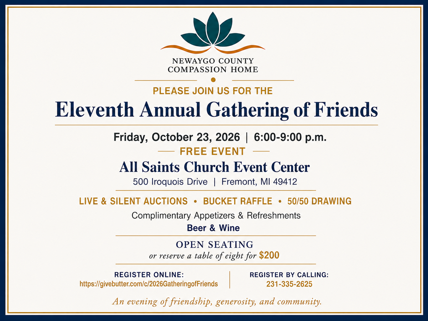 Campaign cover image for 11th Annual Gathering of Friends