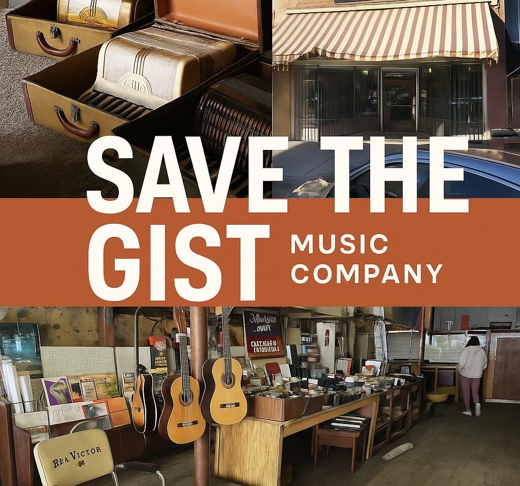 Campaign cover image for SAVE THE GIST MUSIC COMPANY!