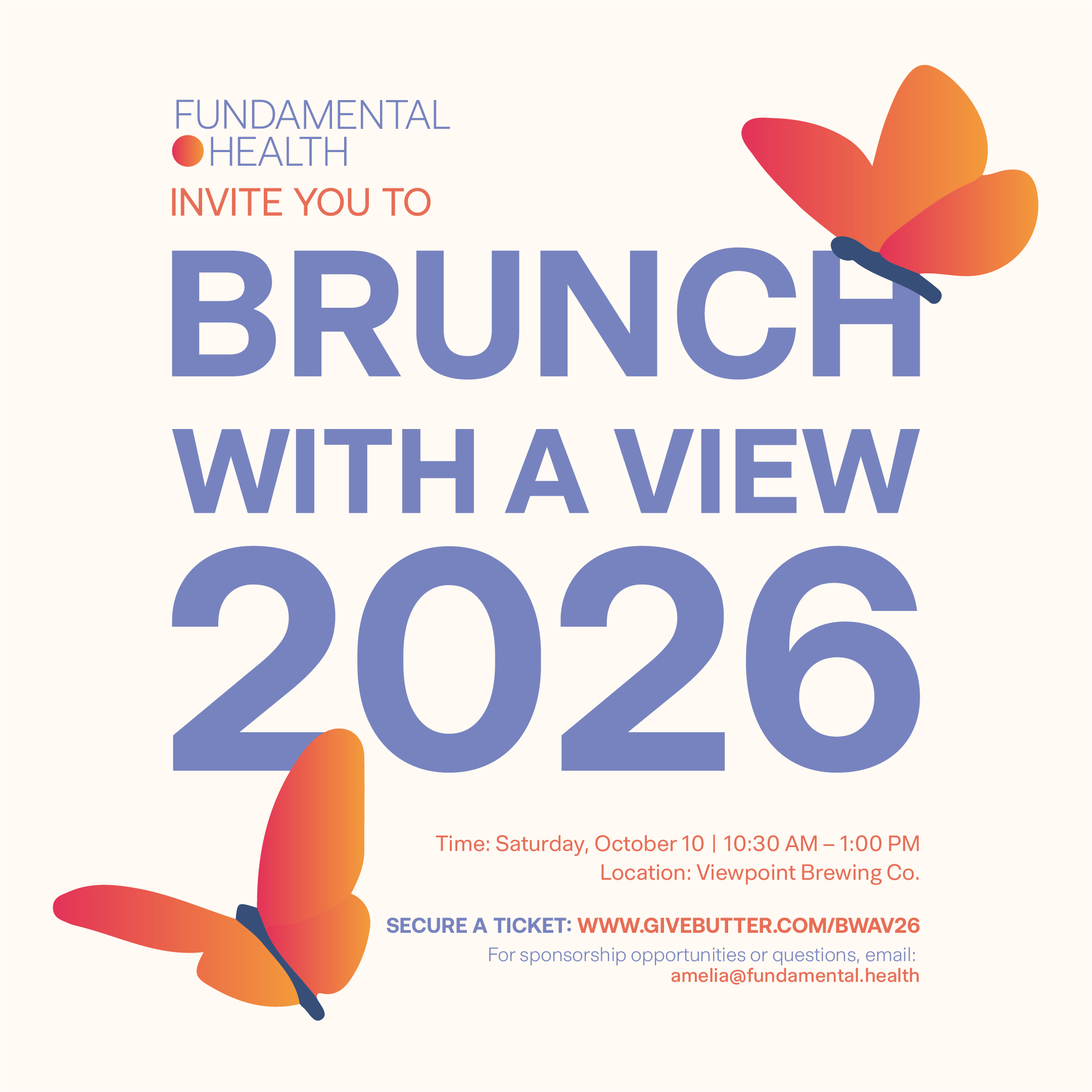 Campaign cover image for Brunch with a View Gala 2026