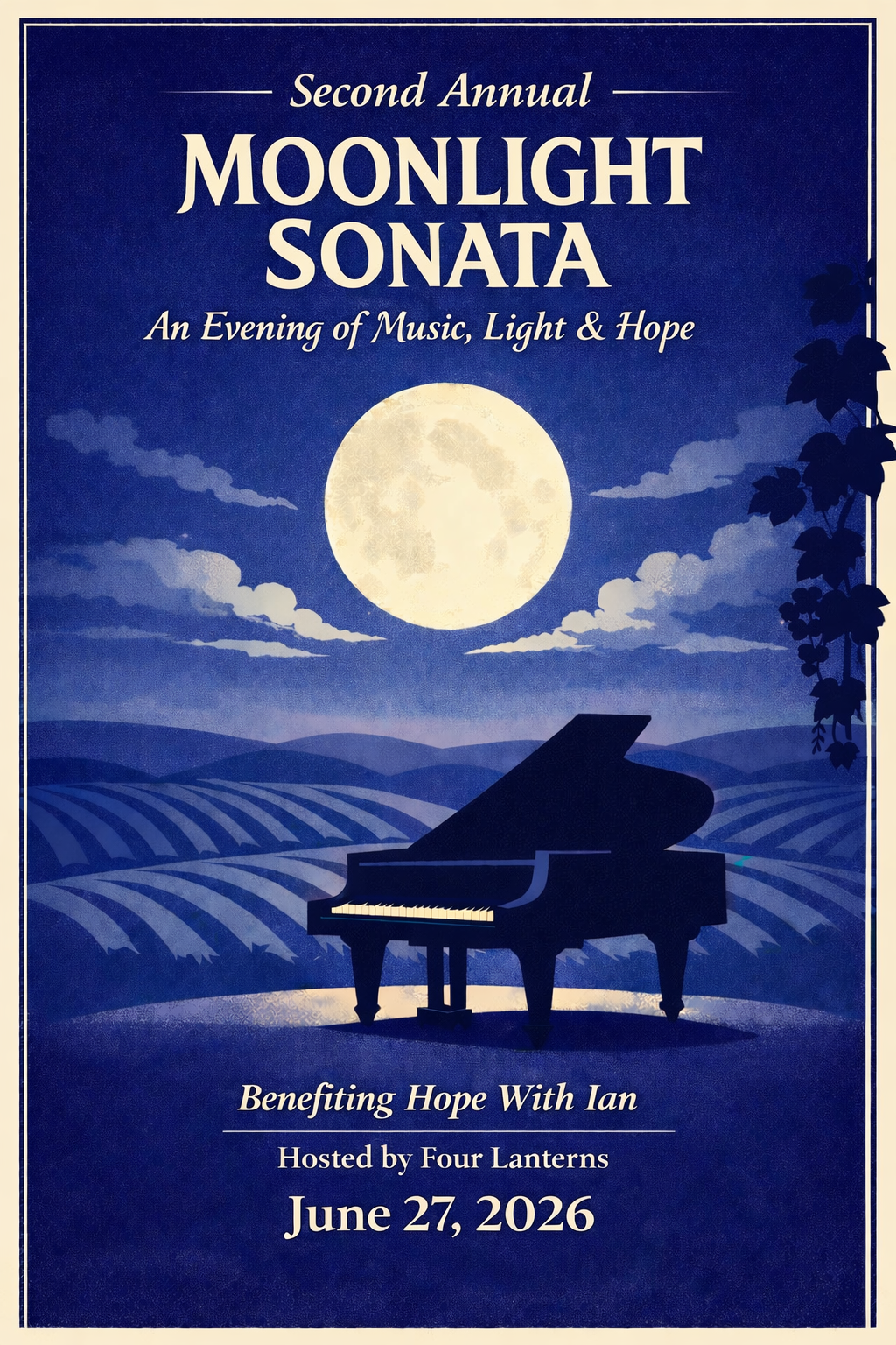 Campaign cover image for Sponsorship Opportunities, - Second Annual Moonlight Sonata - An Evening of Music, LIght & Hope