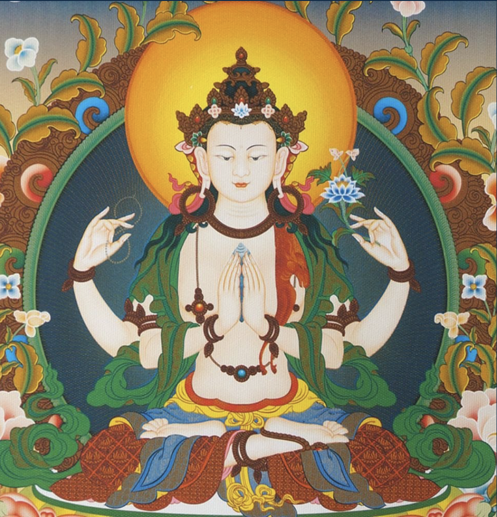 Campaign cover image for Chenrezig Sadhana Practice Tuesdays (in person and online)