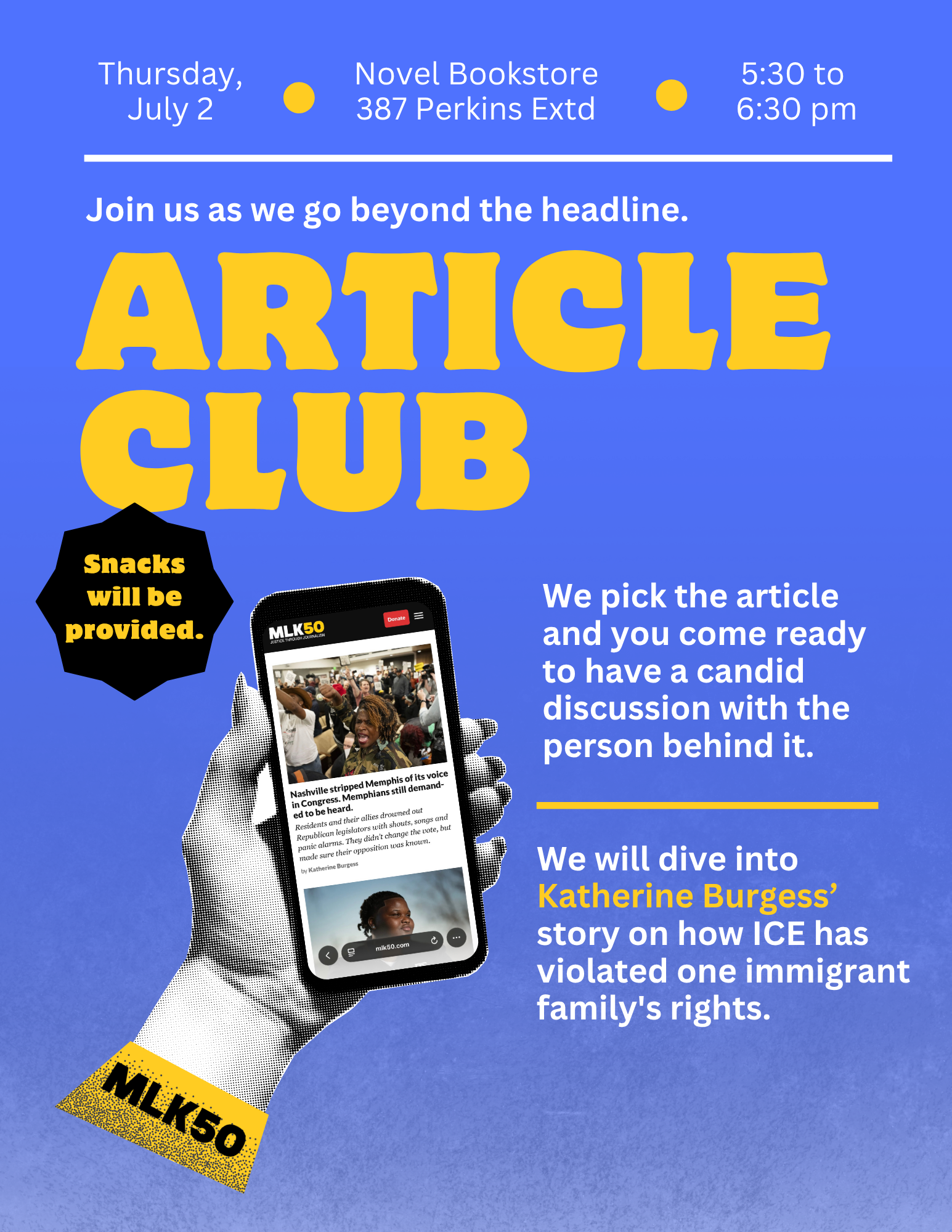 Campaign cover image for Article Club