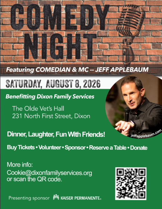 Campaign cover image for Dixon Family Services Comedy Night 2026
