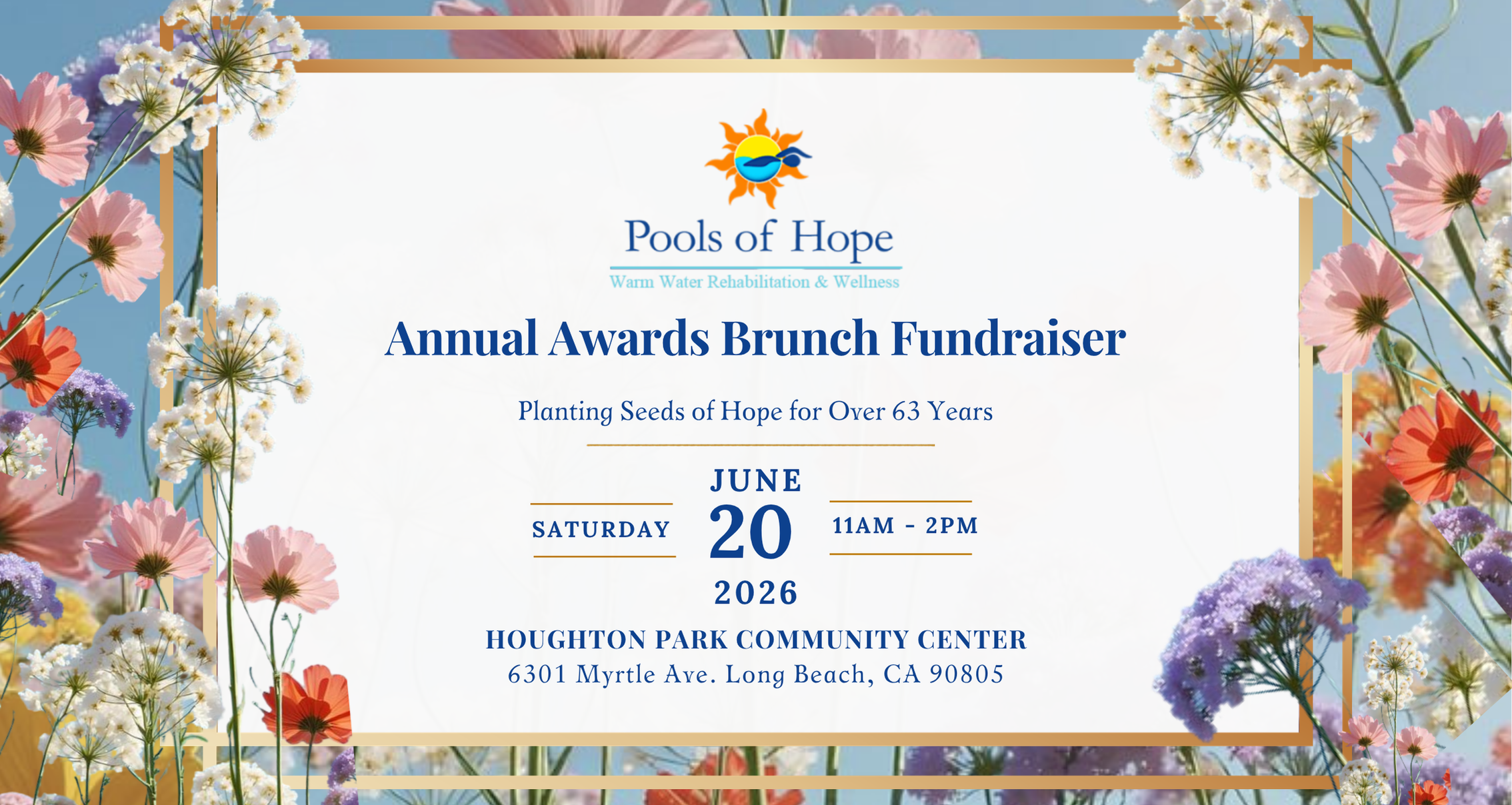 Campaign cover image for Pools of Hope Annual Awards Brunch Fundraiser