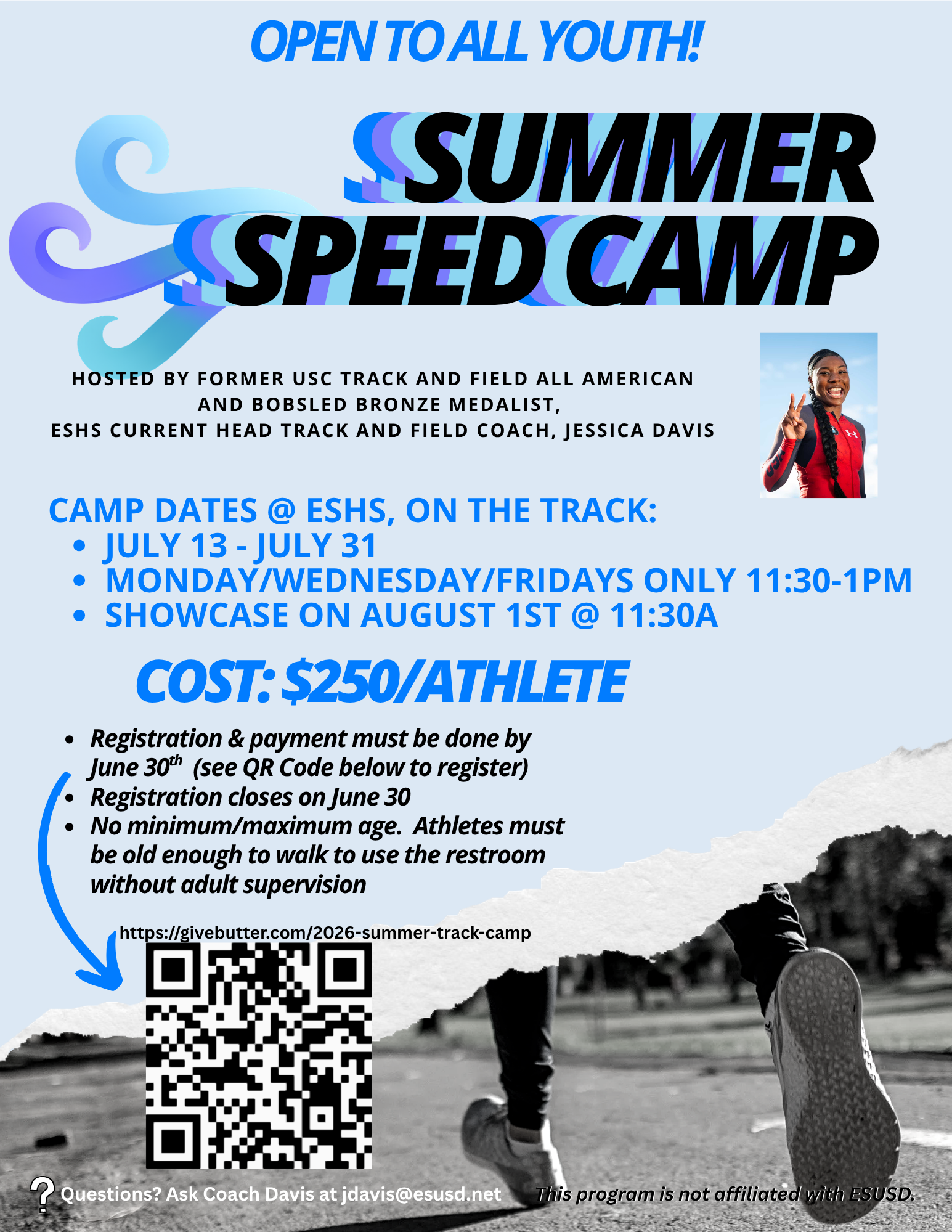 Campaign cover for 2026 Summer Track Camp