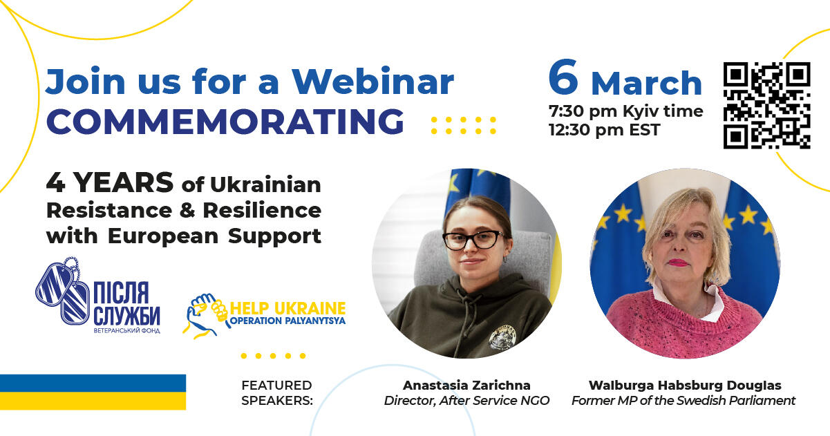 Campaign cover image for 4 Years of Ukrainian Resilience & Resistance with European Support