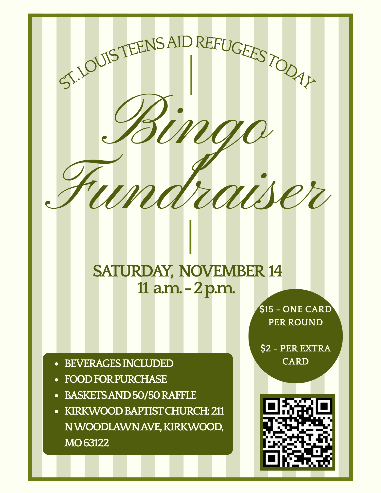 Campaign cover image for Music Bingo Fundraiser for START