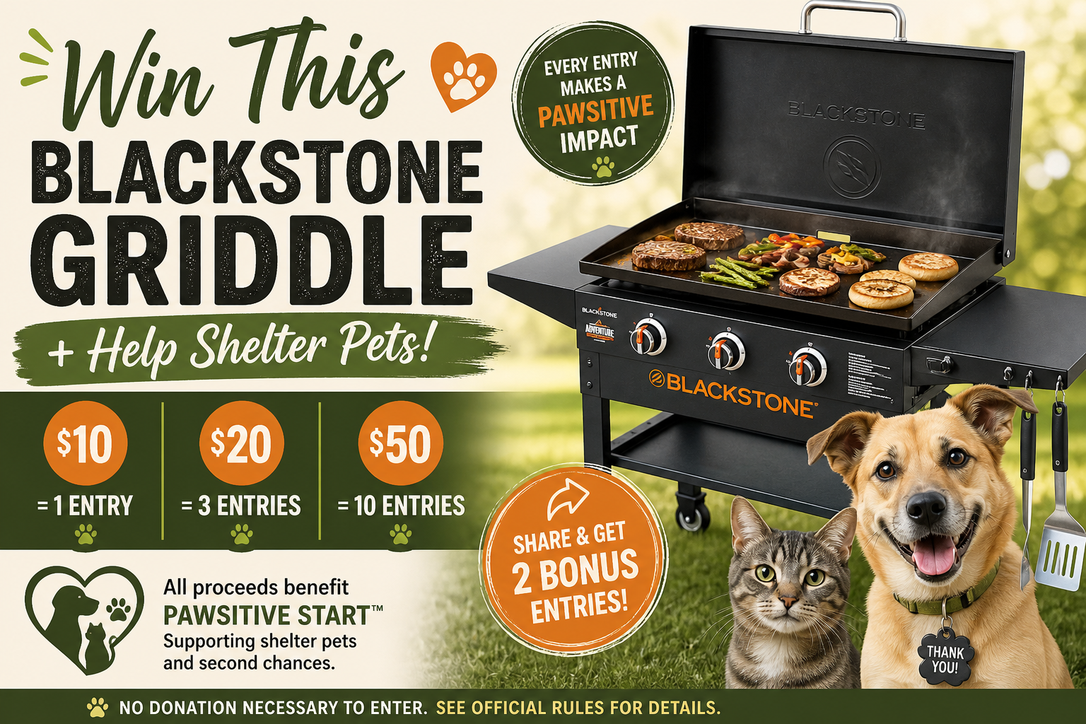 Campaign cover for Pawsitive Start™ – Give a Rescue Pet a Fresh Start