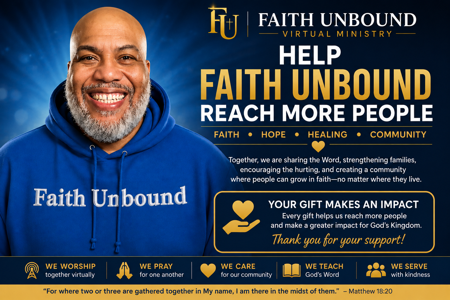 Campaign cover for Faith Unbound Ministries Fund