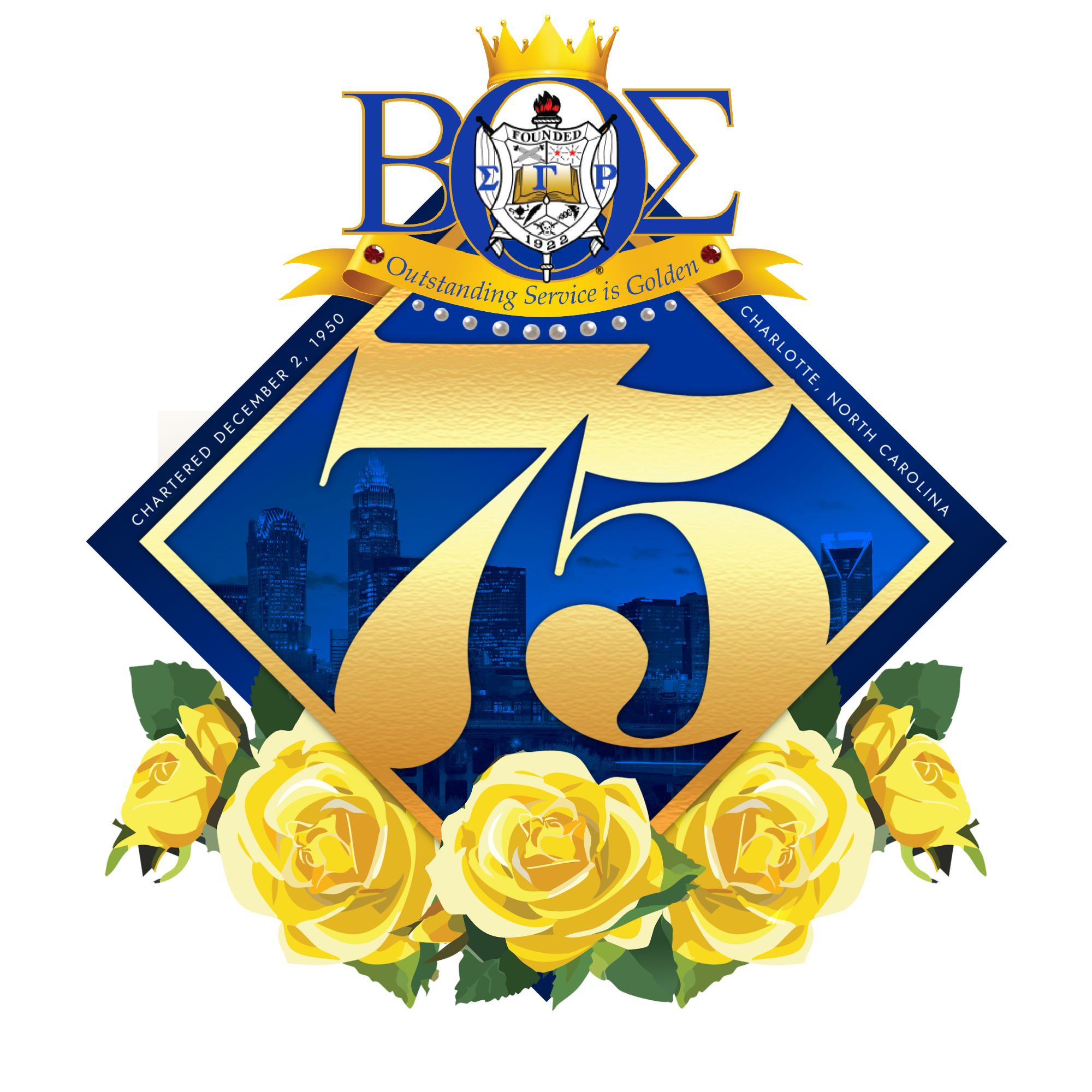Campaign cover image for Beta Omicron Sigma Chapter Anniversary Brunch - "Celebrating 75 Years Crowned in Gold"