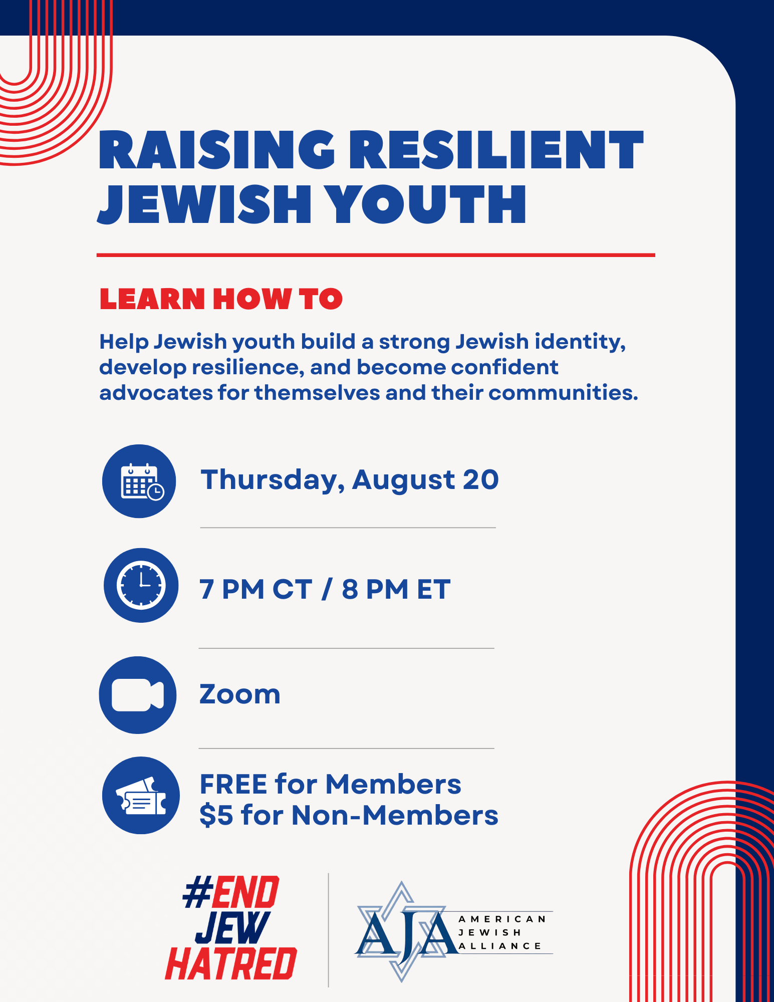 Campaign cover image for AJA: Raising Resilient Jewish Youth
