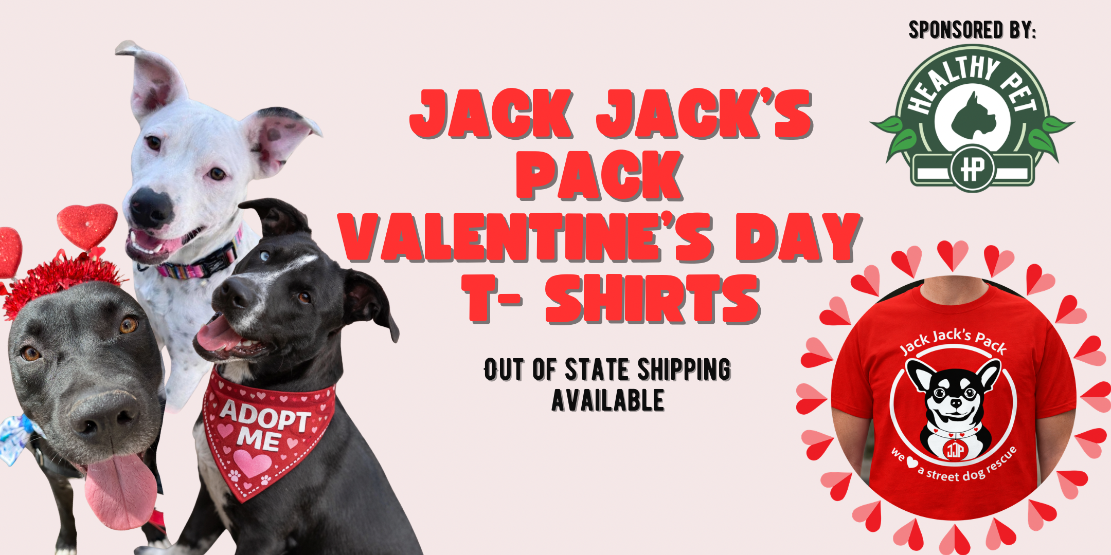 Campaign cover image for Jack Jack’s Pack Valentine’sDay T- shirts