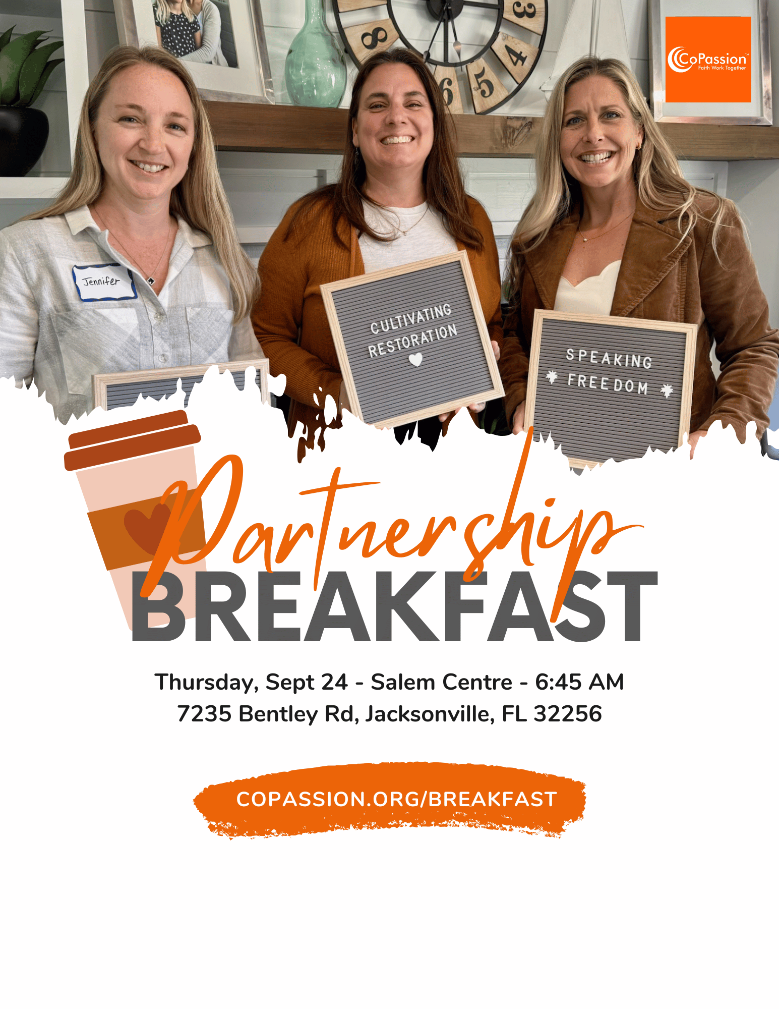 Campaign cover image for CoPassion Partnership Breakfast