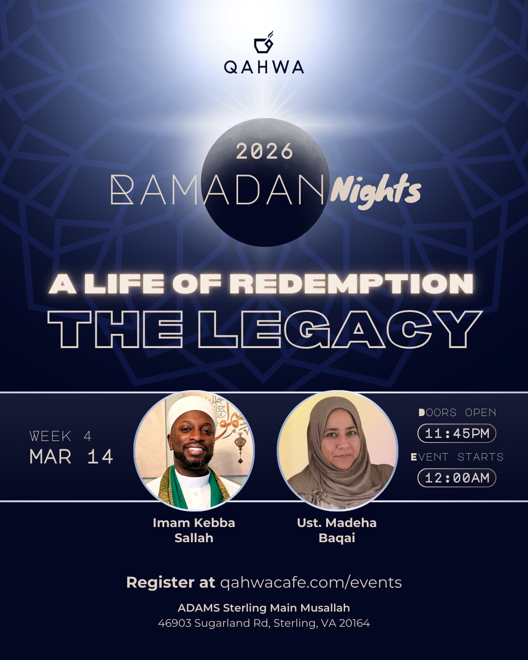 Campaign cover image for Ramadan Nights: A Life of Redemption - The Legacy