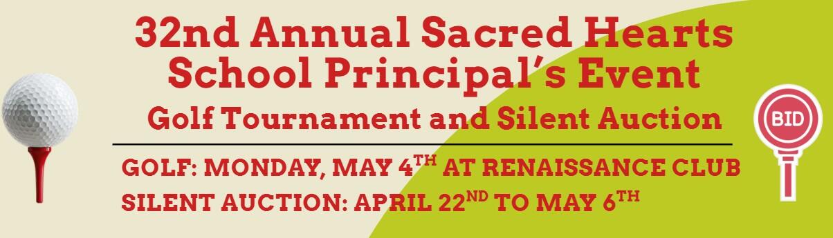 Campaign cover image for 32nd Annual Sacred Hearts School Principal's Event - Golf Tournament and Silent Auction