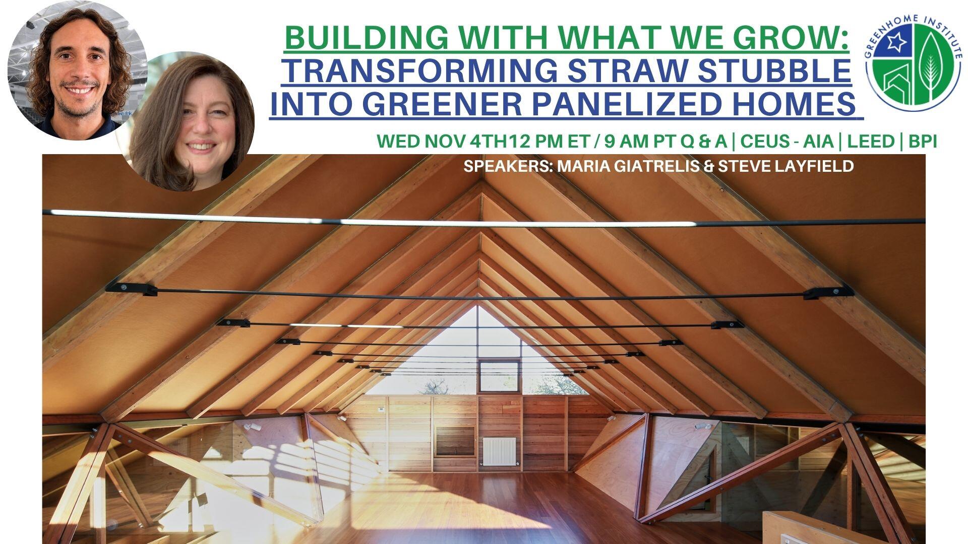 Campaign cover image for Building With What We Grow: Transforming Straw Stubble into Greener Panelized Homes