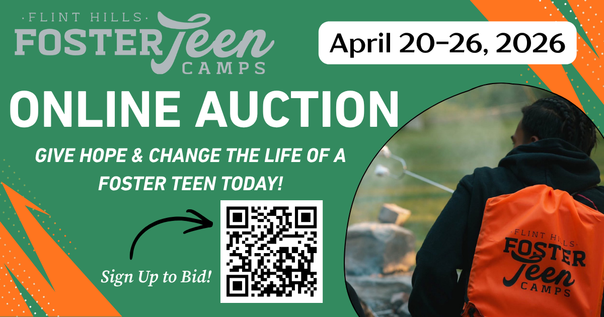 Campaign cover image for 2026 Flint Hills Foster Teen Camps Online Auction