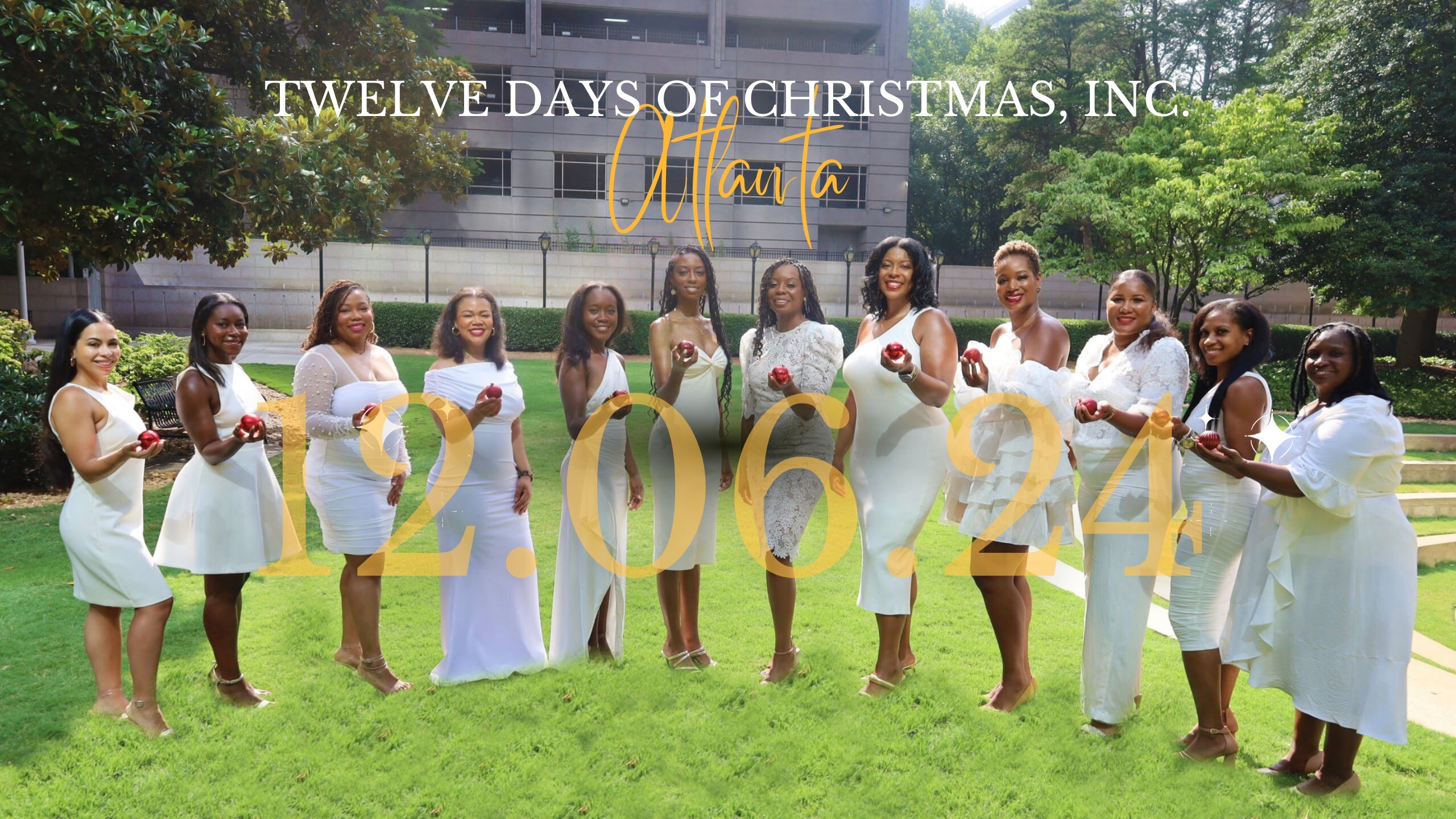 Campaign cover image for 12 Days of Christmas Atlanta Chapter - 2024 Party with A Purpose