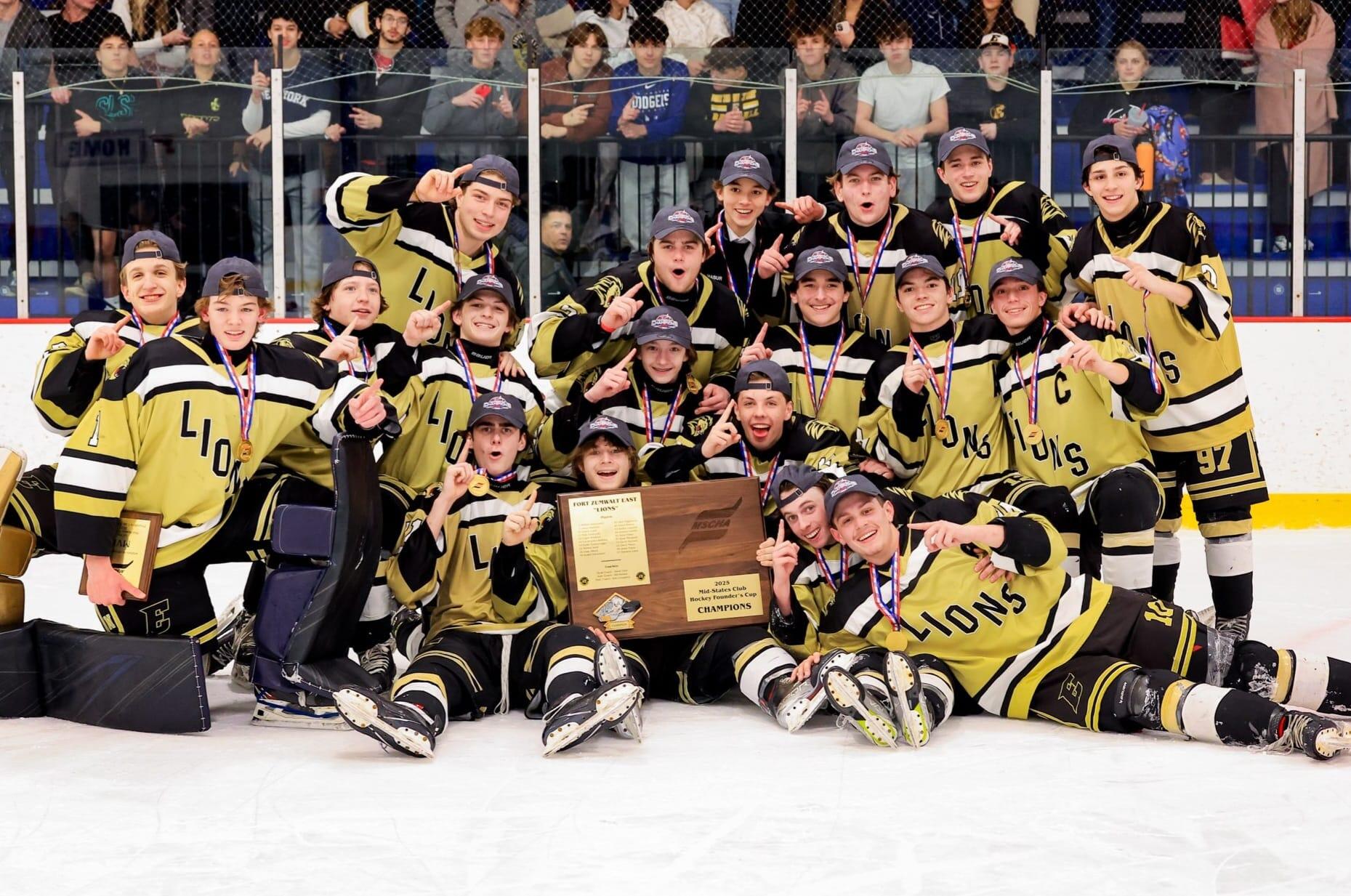 Campaign cover image for 🏒 Help Us Raise $2,500 for Fort Zumwalt East Hockey🧊🦁