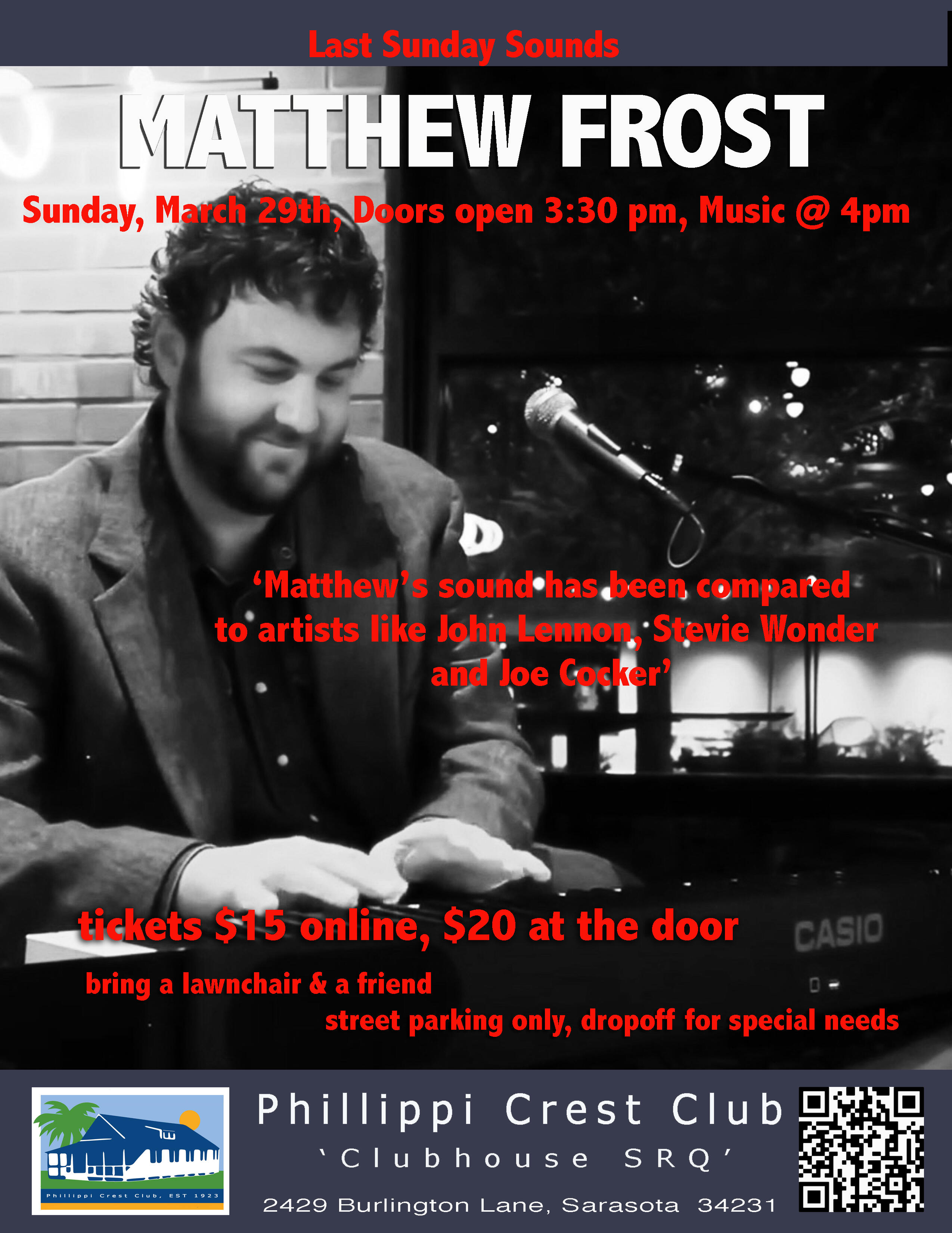 Campaign cover image for Matthew Frost at the Clubhouse