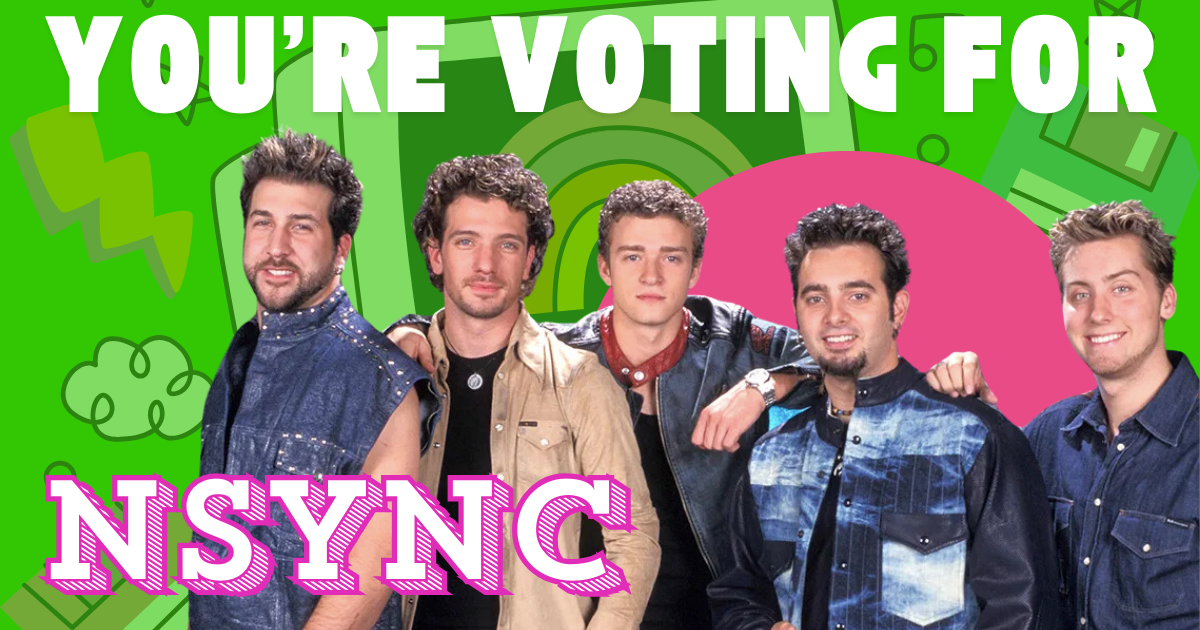 Campaign cover image for Vote for NSYNC!