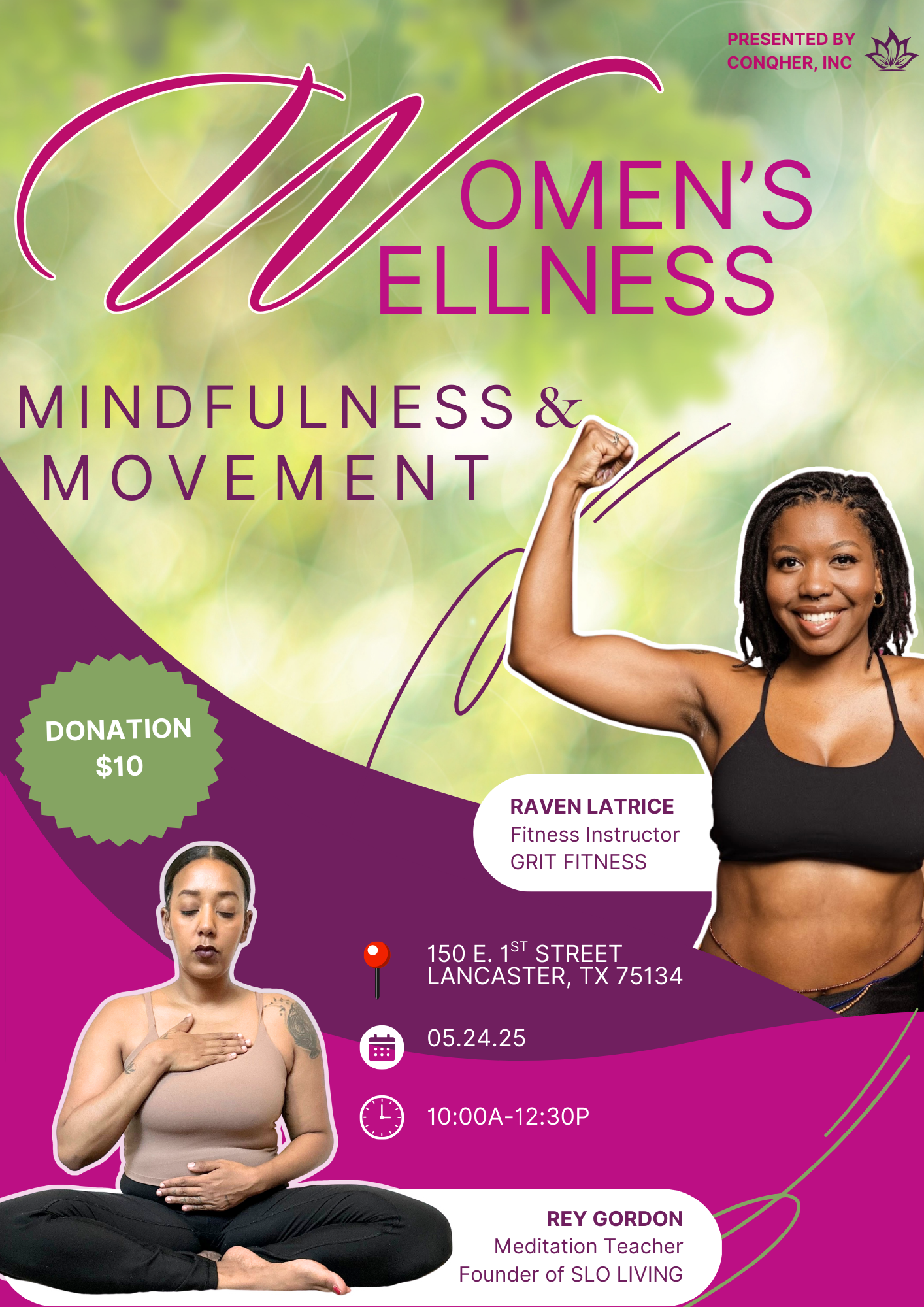 Campaign cover image for Mindfulness & Movement: Women's Wellness Initiative by ConqHer