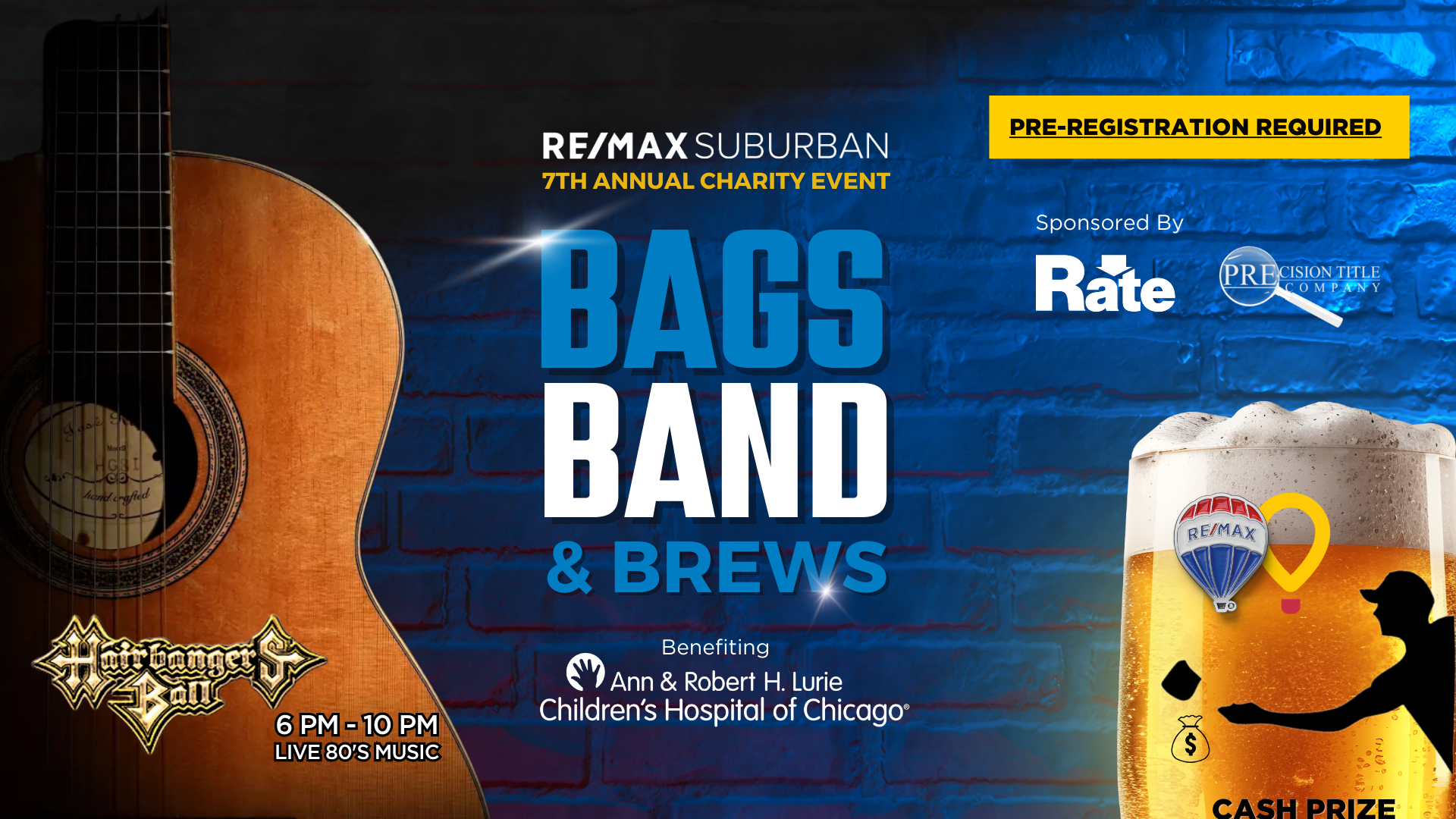 Campaign cover image for BAGS, BAND & BREWS