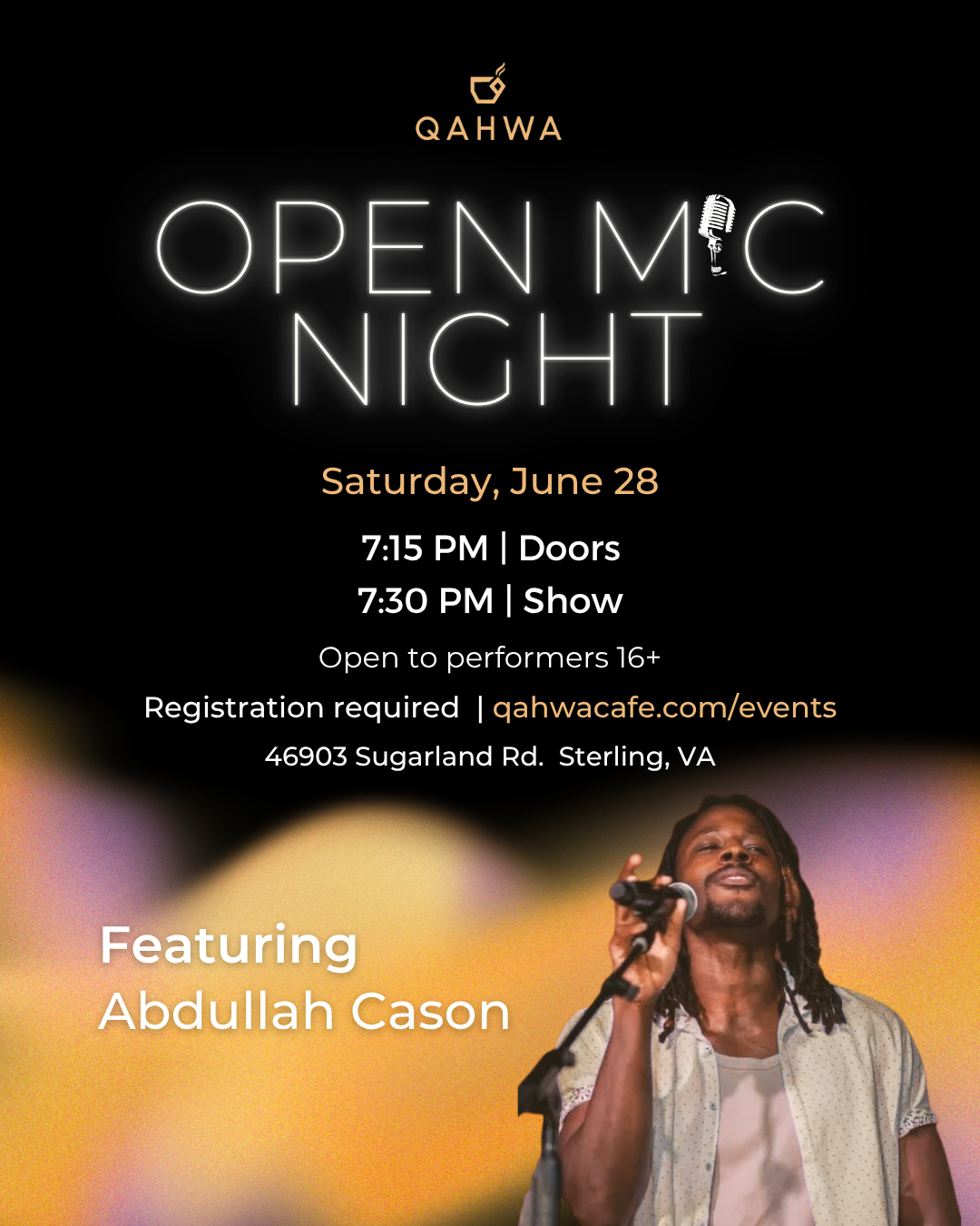 Campaign cover image for Open Mic Night