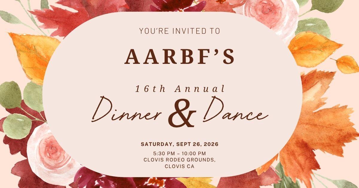 Campaign cover image for 2026 AARBF's Dinner & Dance