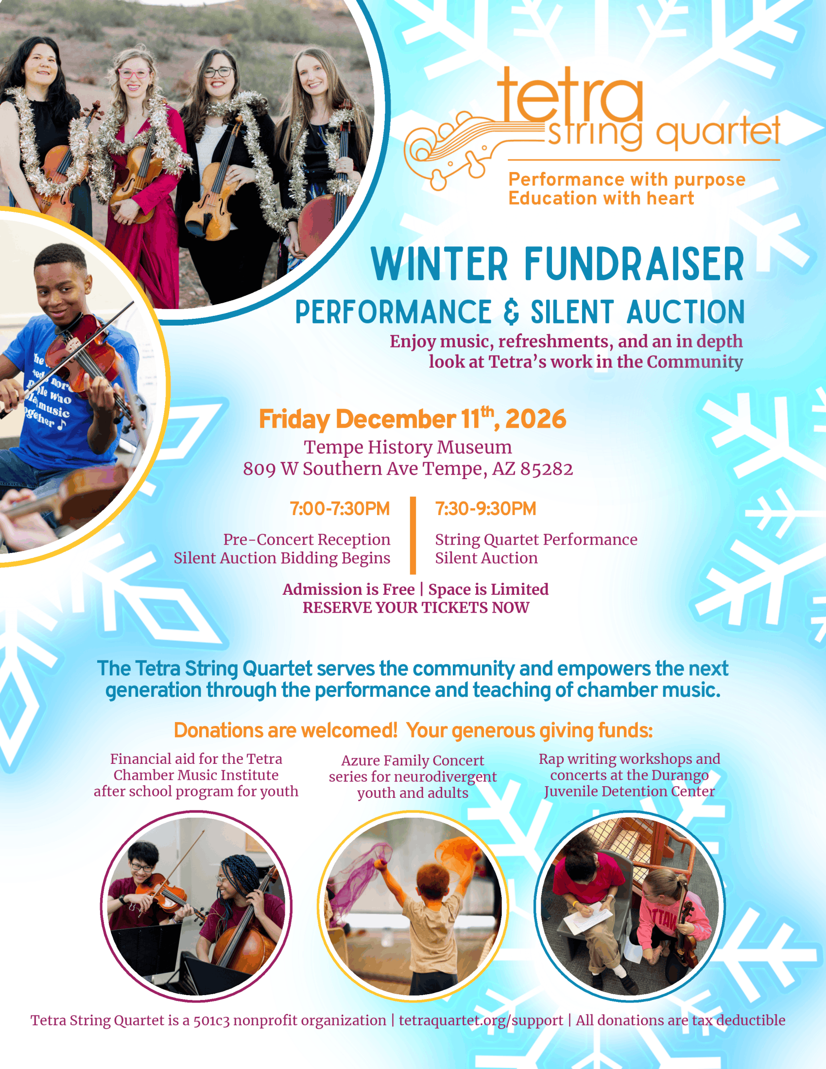 Campaign cover image for Tetra's 2026 Winter Fundraiser