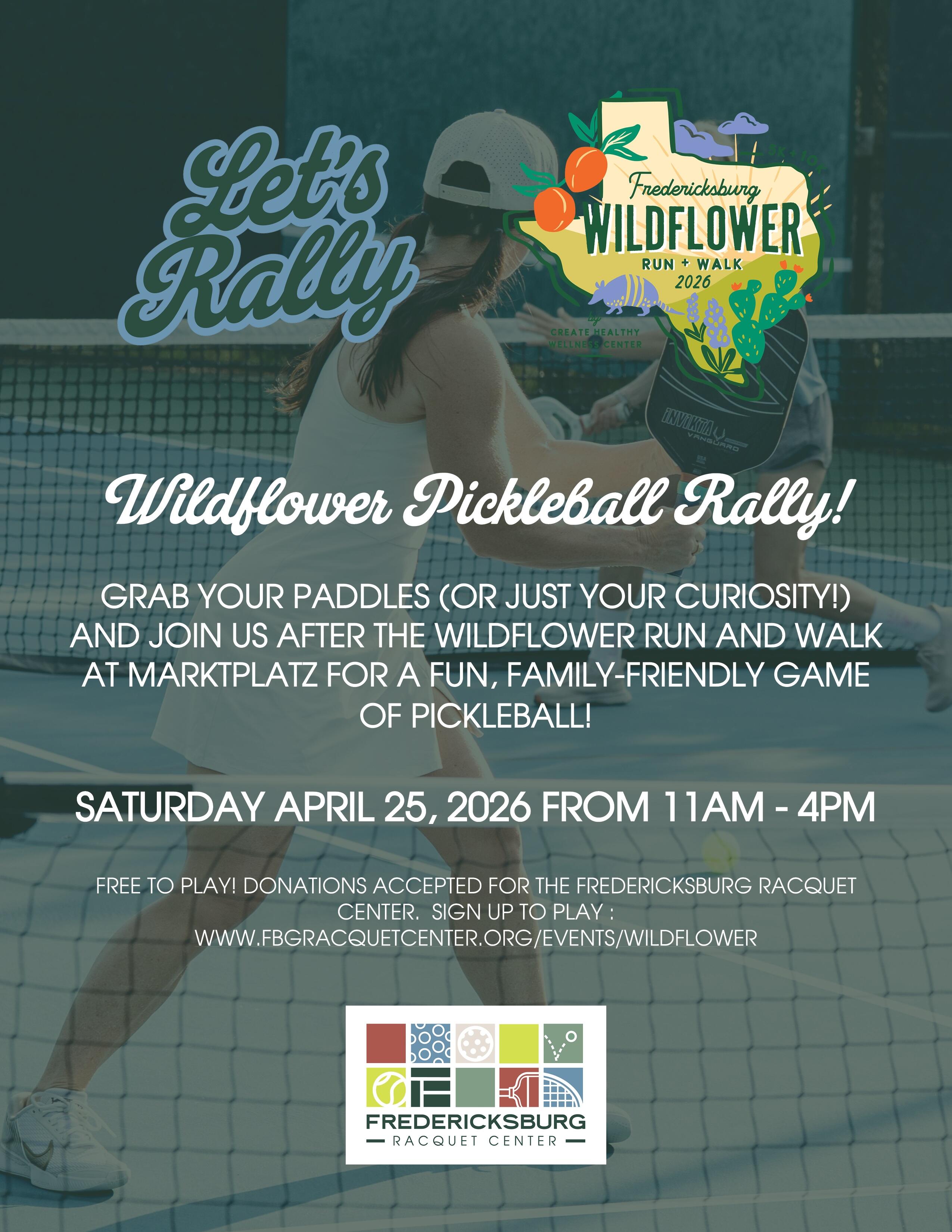 Campaign cover image for Wildflower Pickleball Rally