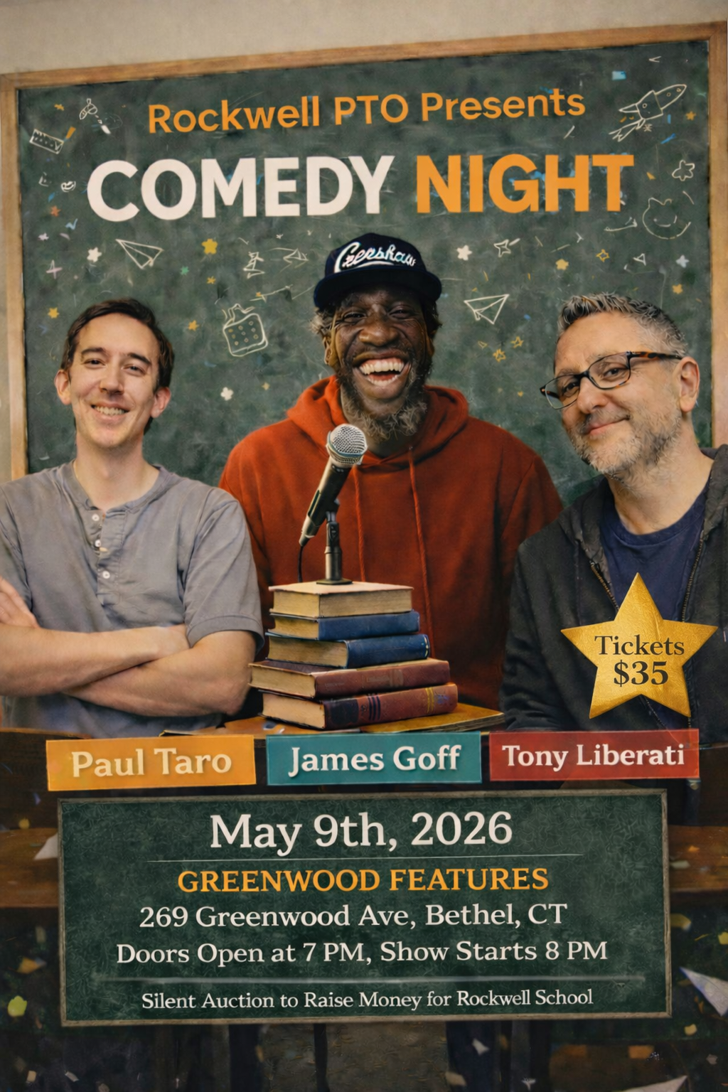 Campaign cover image for Rockwell Comedy Night 2026!