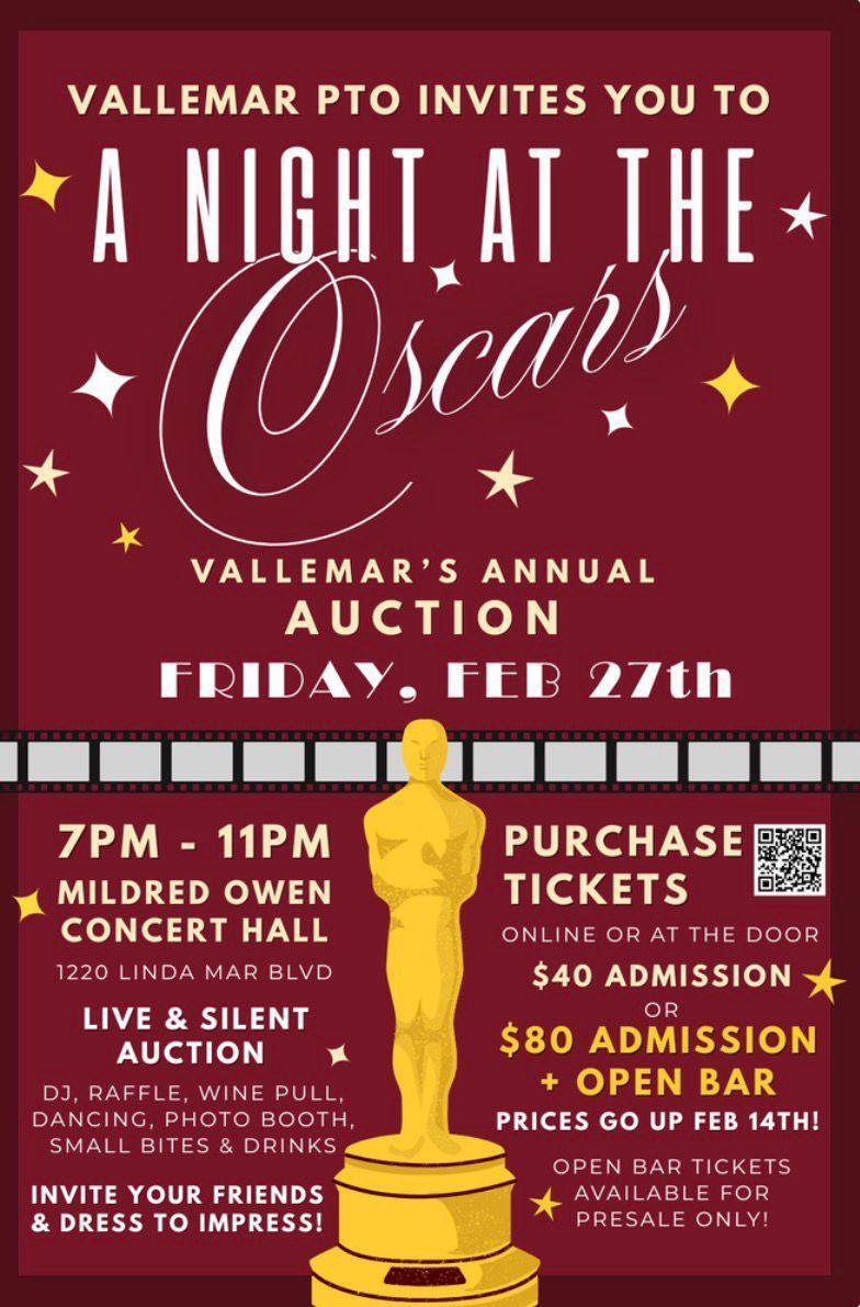 Campaign cover image for Vallemar PTO's Night at the Oscars